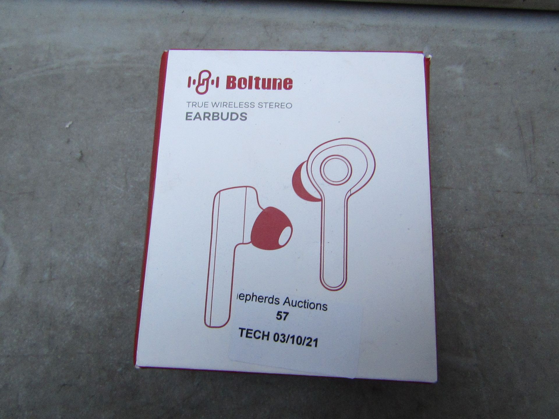 Boltune True Wireless Earbuds - Untested & Boxed -