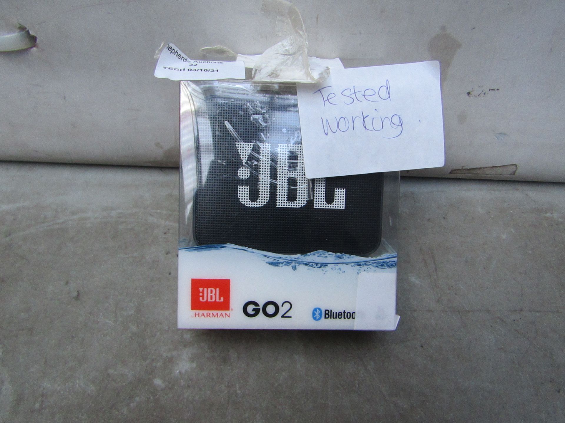 JBL by Harman Go2 Bluetooth Speaker - Untested as Needs Charging - Boxed - RRP £35
