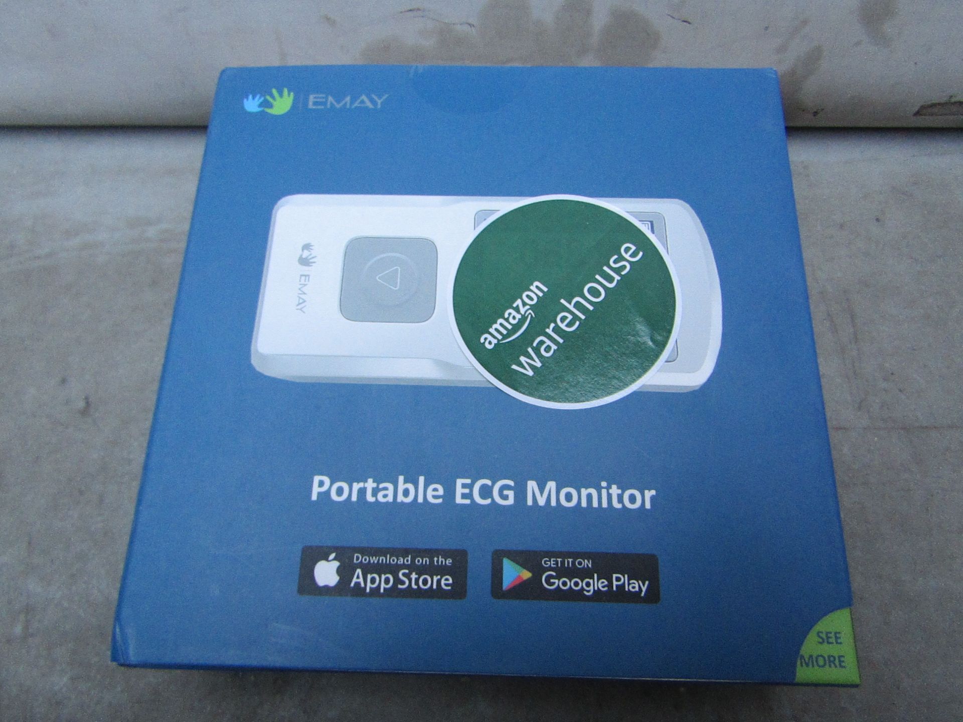 Emay Portable ECG Monitor - Untested & Boxed - RRP £100