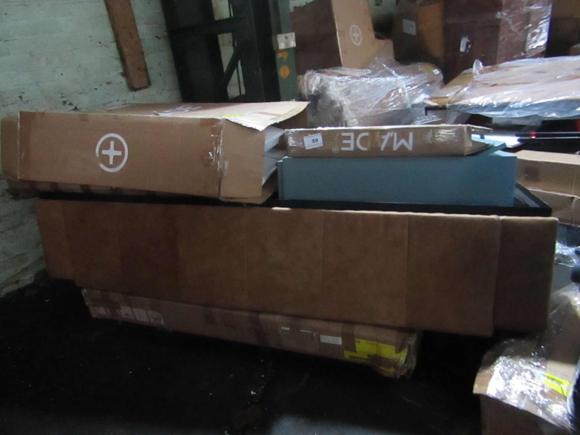 | 1X | PALLET OF FAULTY / MISSING PARTS / DAMAGED CUSTOMER RETURNS MADE.COM STOCK UNMANIFESTED |