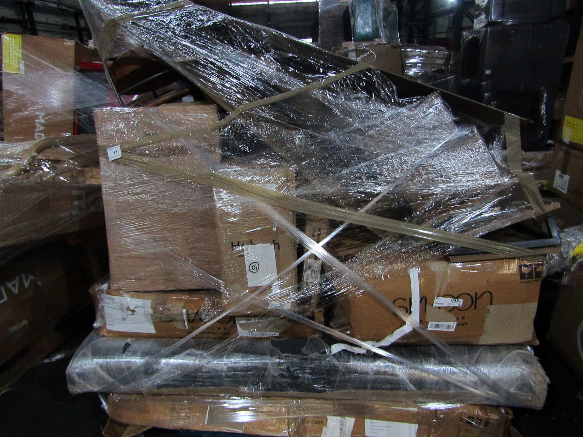 | 1X | PALLET OF FAULTY / MISSING PARTS / DAMAGED CUSTOMER RETURNS SWOON/MADE-COX & COX STOCK