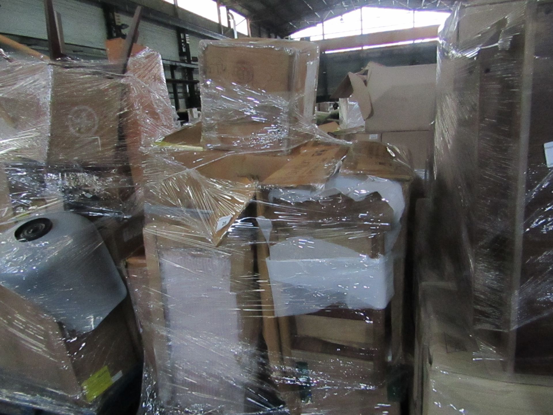 | 1X | PALLET OF FAULTY / MISSING PARTS / DAMAGED CUSTOMER RETURNS SWOON/MADE-COX & COX STOCK