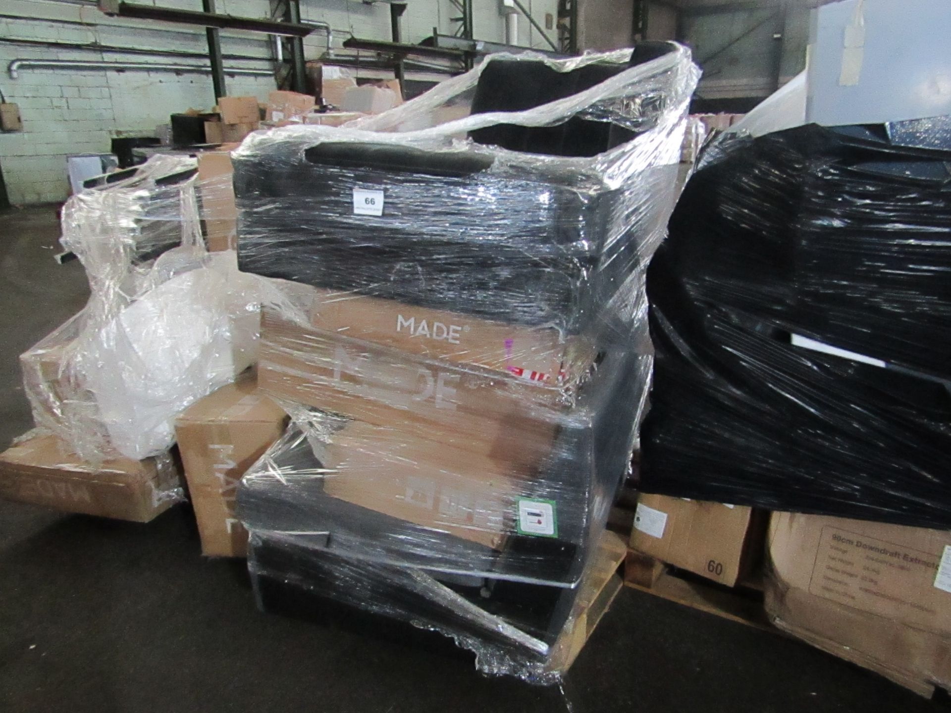 | 1X | PALLET OF FAULTY / MISSING PARTS / DAMAGED CUSTOMER RETURNS MADE.COM STOCK UNMANIFESTED |