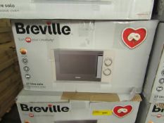 5x Breville 17L 800W Solo Microwave Oven - White - Unchecked & Boxed - RRP Per Item £59.99 - Total