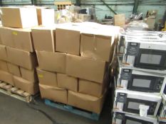 1x Pallet Containing Approx 24 Microwave Ovens in Non-Original Boxes - Please be aware we do not
