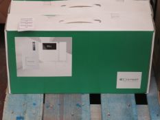 Comelit single family kit with quadra and mini, simplebus system, unchecked and boxed.