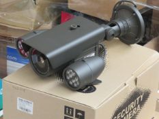 CCTV IR weatherproof camera, 1/3" colour, CCD 700TVL, Lens 9-22mm, DC12v, new and boxed.
