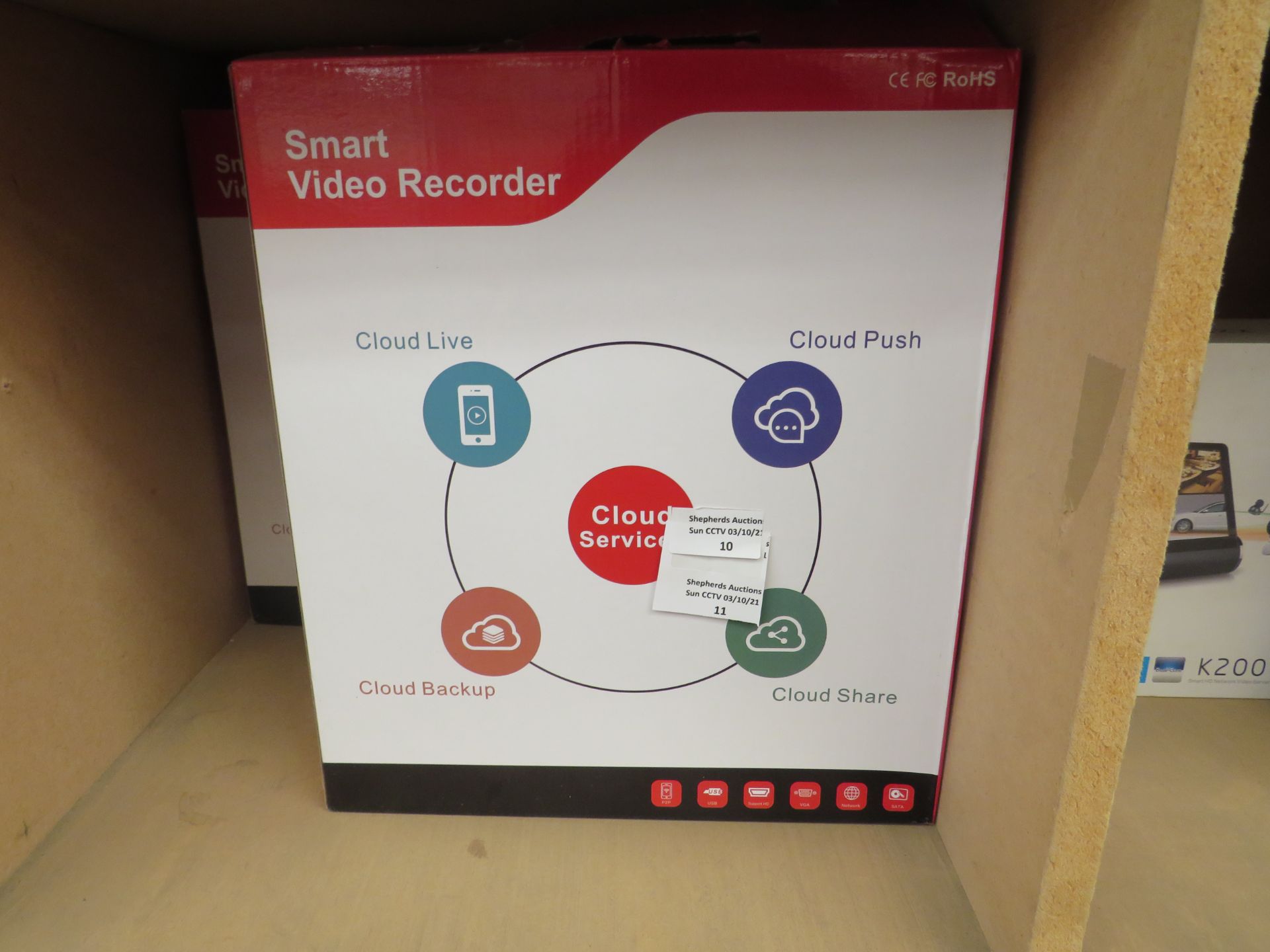 Smart video recorder, unchecked and boxed.