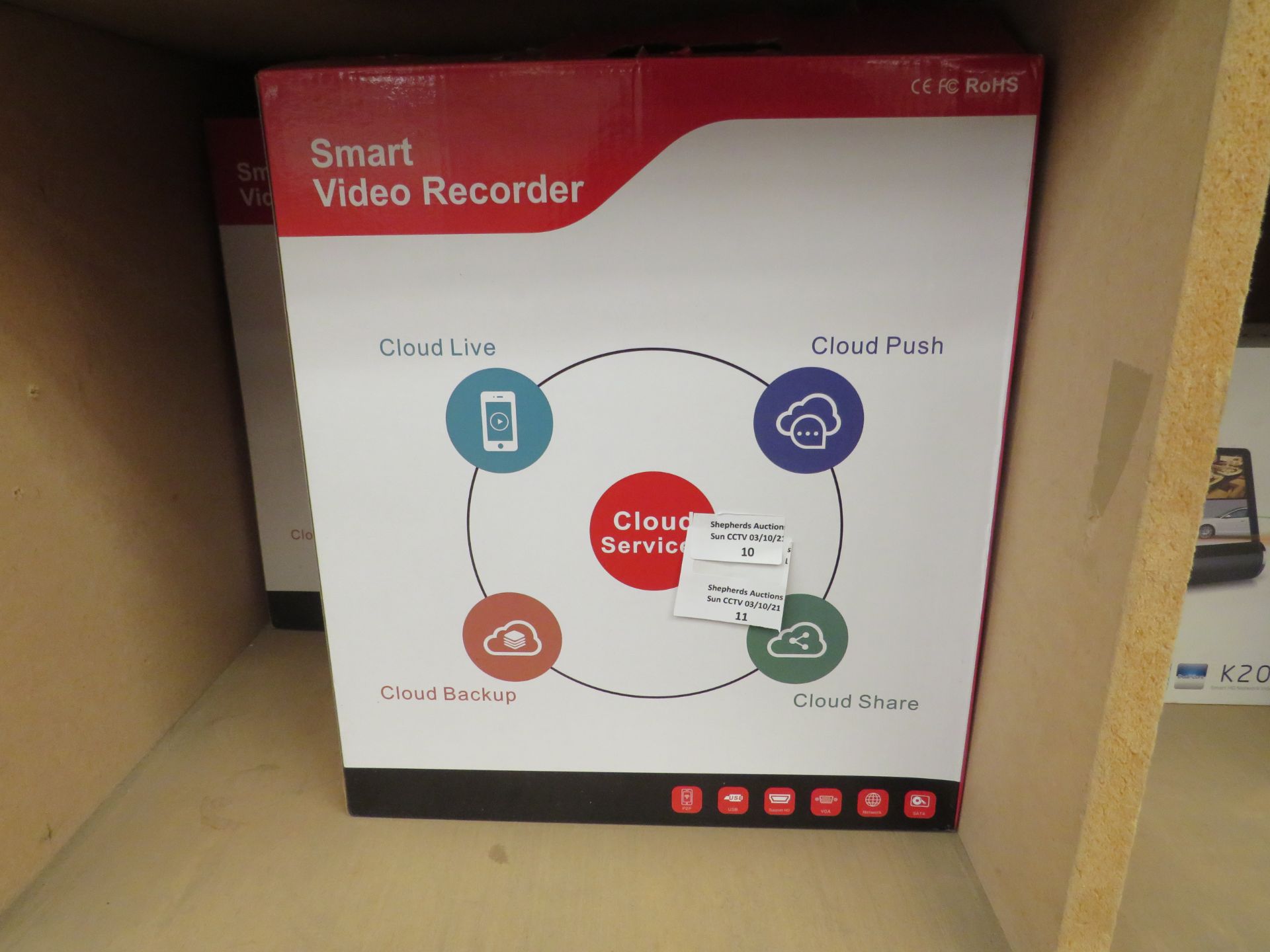 Smart video recorder, unchecked and boxed.