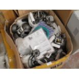 Box containing over 20x various CCTV parts, all loose and unchecked.