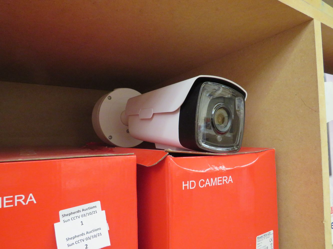 CCTV Auction containing; high-end cameras, CCTV kits, bulk lots and more!