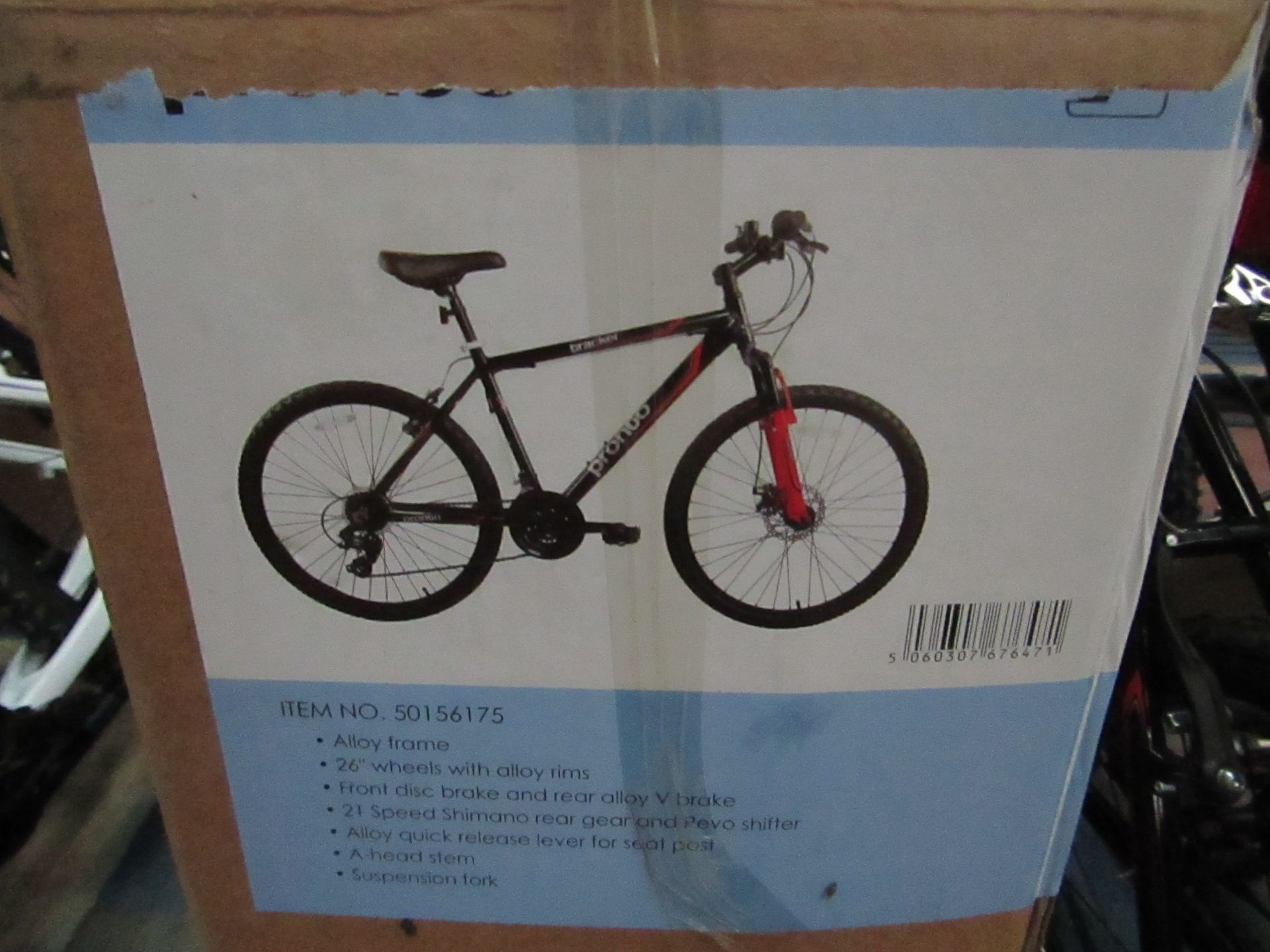 | 1x | PRONTO TRACKER 26" MENS MOUNTAIN BIKE | UNCHECKED & BOXED | RRP £149 |
