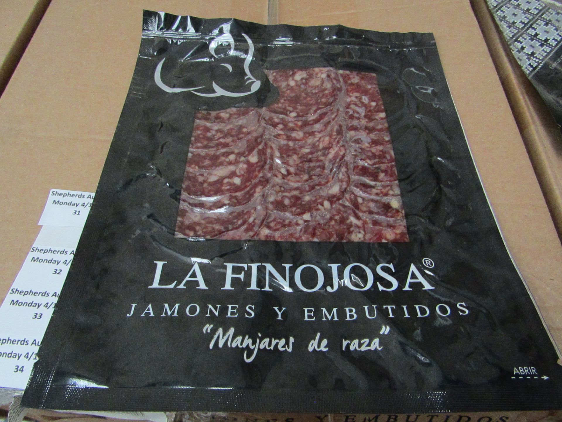 10 x 100g Packets La Finojosa SALCHICHON (simular to chroizo) BB 13.3.22 RRP £5 per packet IBERICO - Image 2 of 2