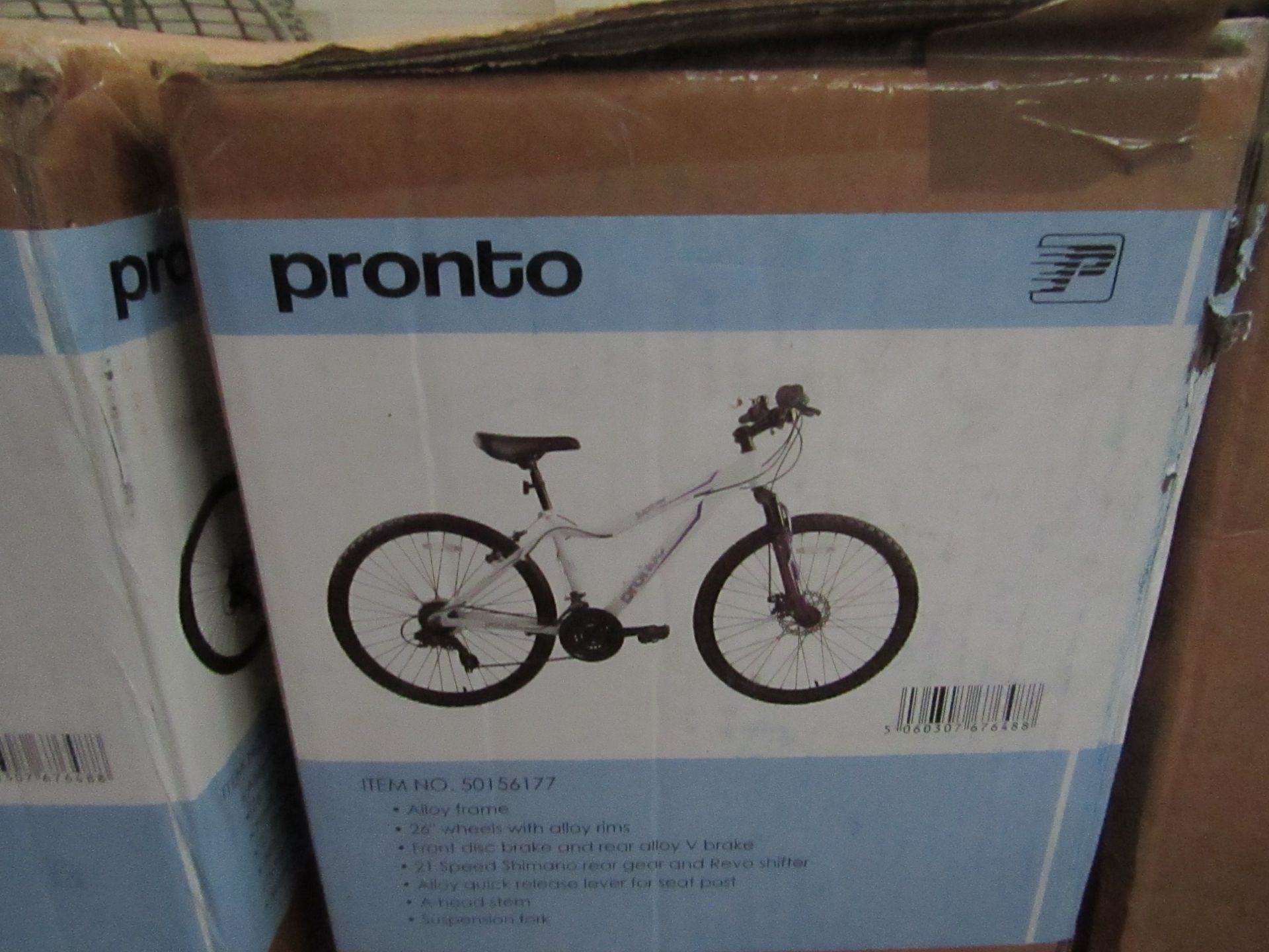 | 1x | PRONTO JUPITER 26" WOMENS MOUNTAIN BIKE | UNCHECKED AND BOXED | RRP £149 |