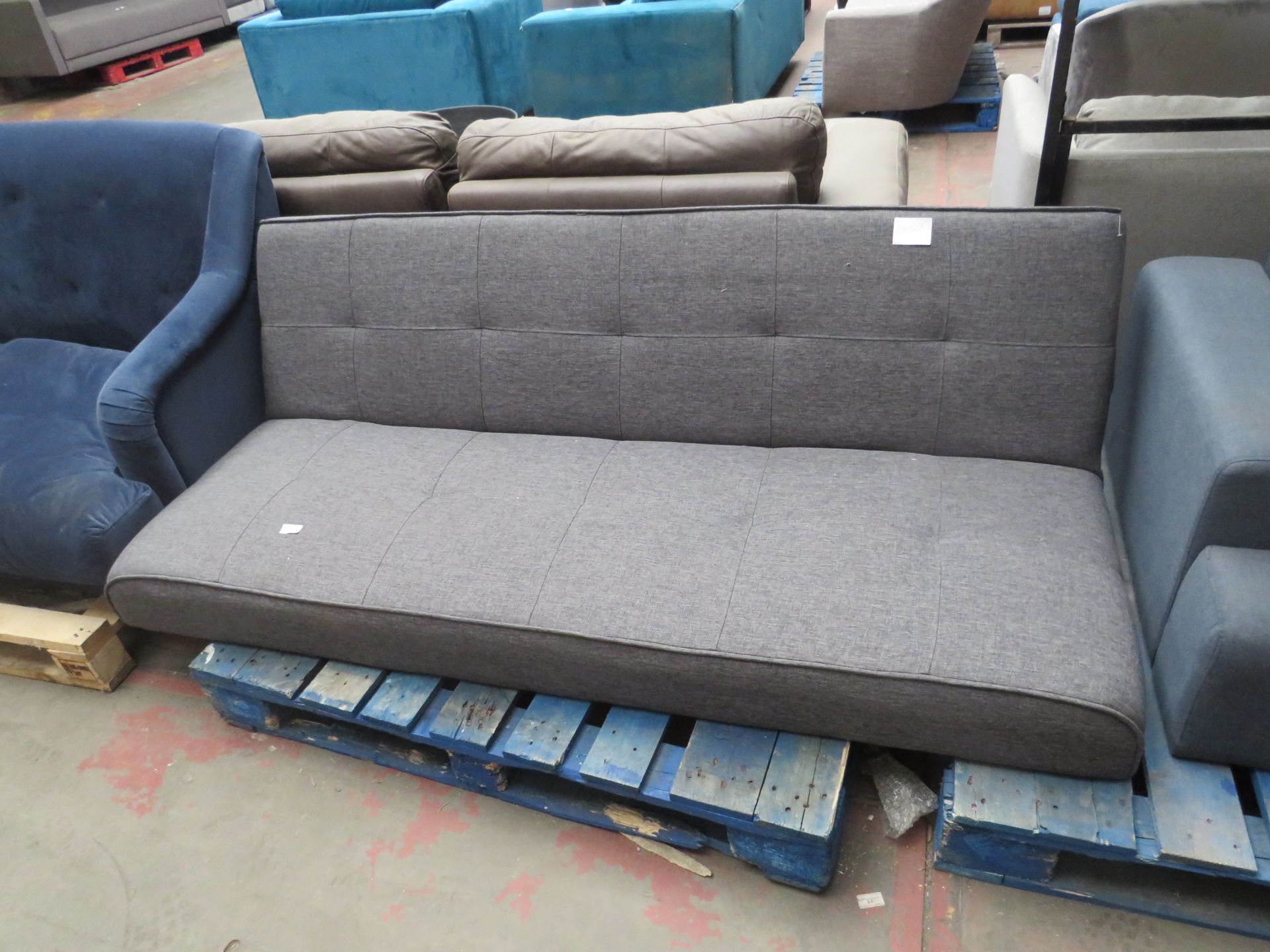 1 x Made.com Yoko Click Clack Sofa Bed Cygnet Grey RRP £249 SKU MAD-AP-SOFYOK007GRY-UK-BER TOTAL RRP