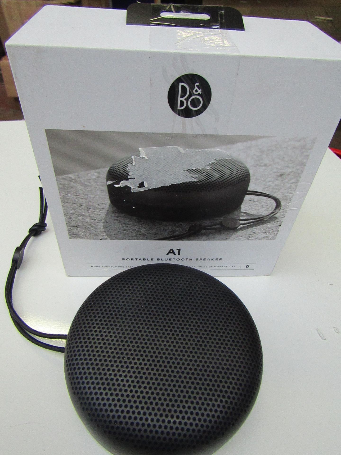 Bang and Olufsen A1 Portable speaker, RRP £230, Tested woring for sound with the power it