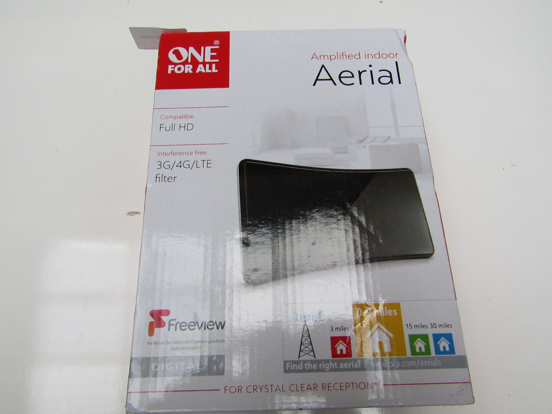 One For All Amplified Indoor Aerial - Unchecked & Boxed -