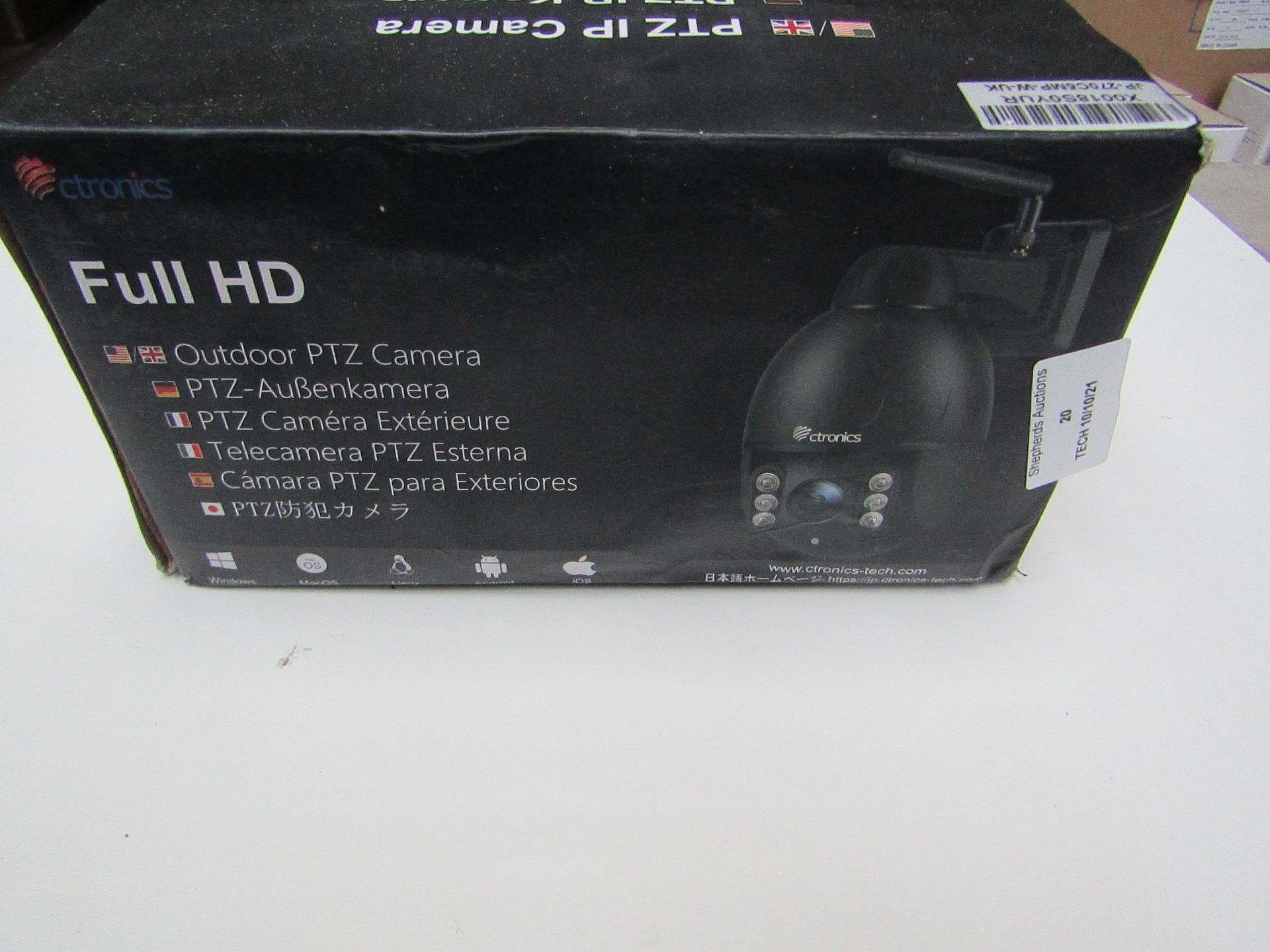 Ctronics Full HD Outdoor PTZ Camera - Unchecked & Boxed - RRP £70