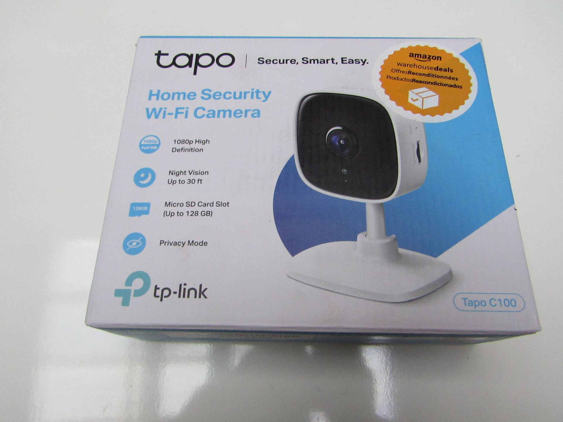 TP-Link Tapo Home Security Wifi Camera - Unchecked & Boxed -