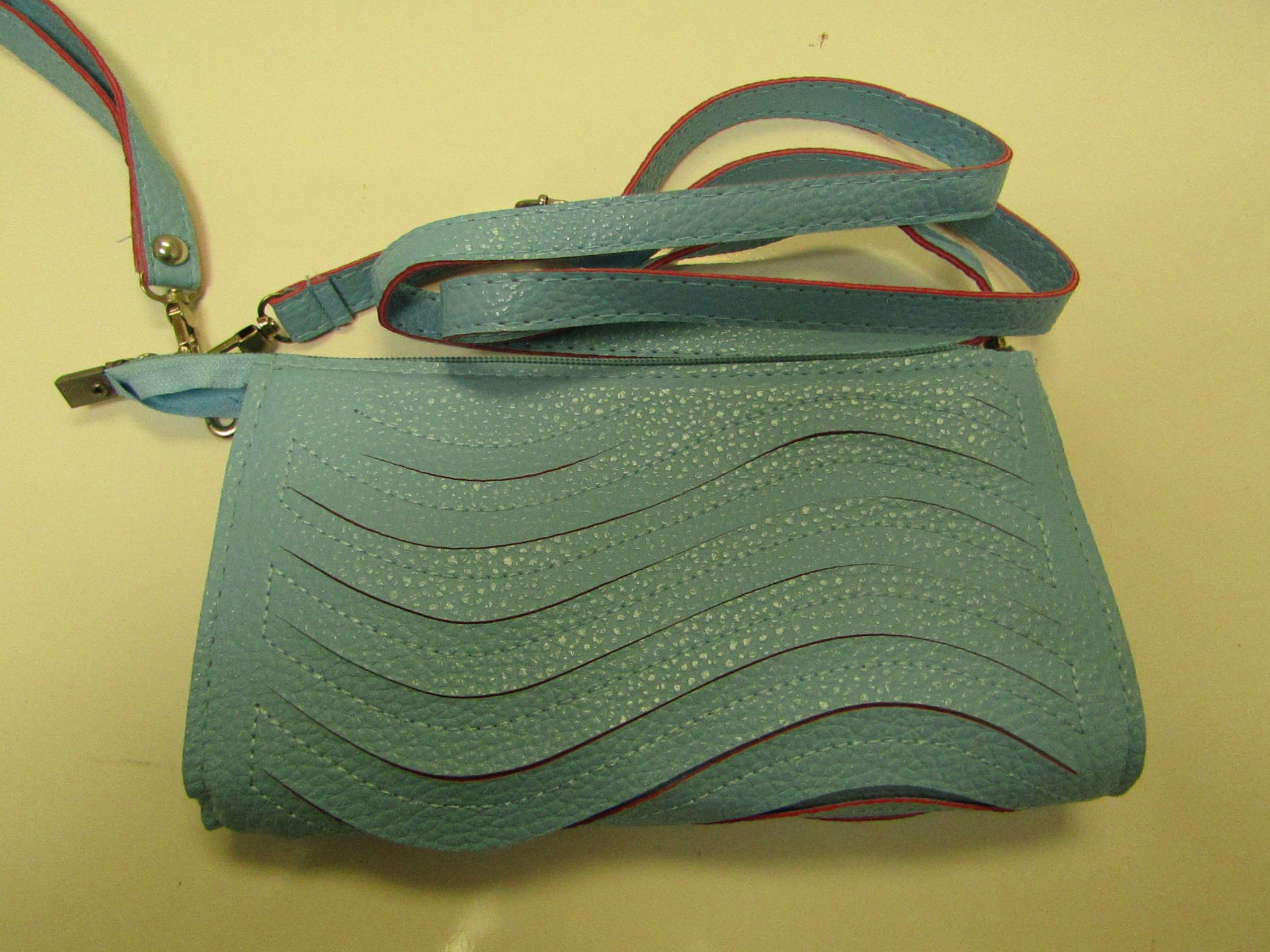 3x Blue Clutch Bags - New & Sealed