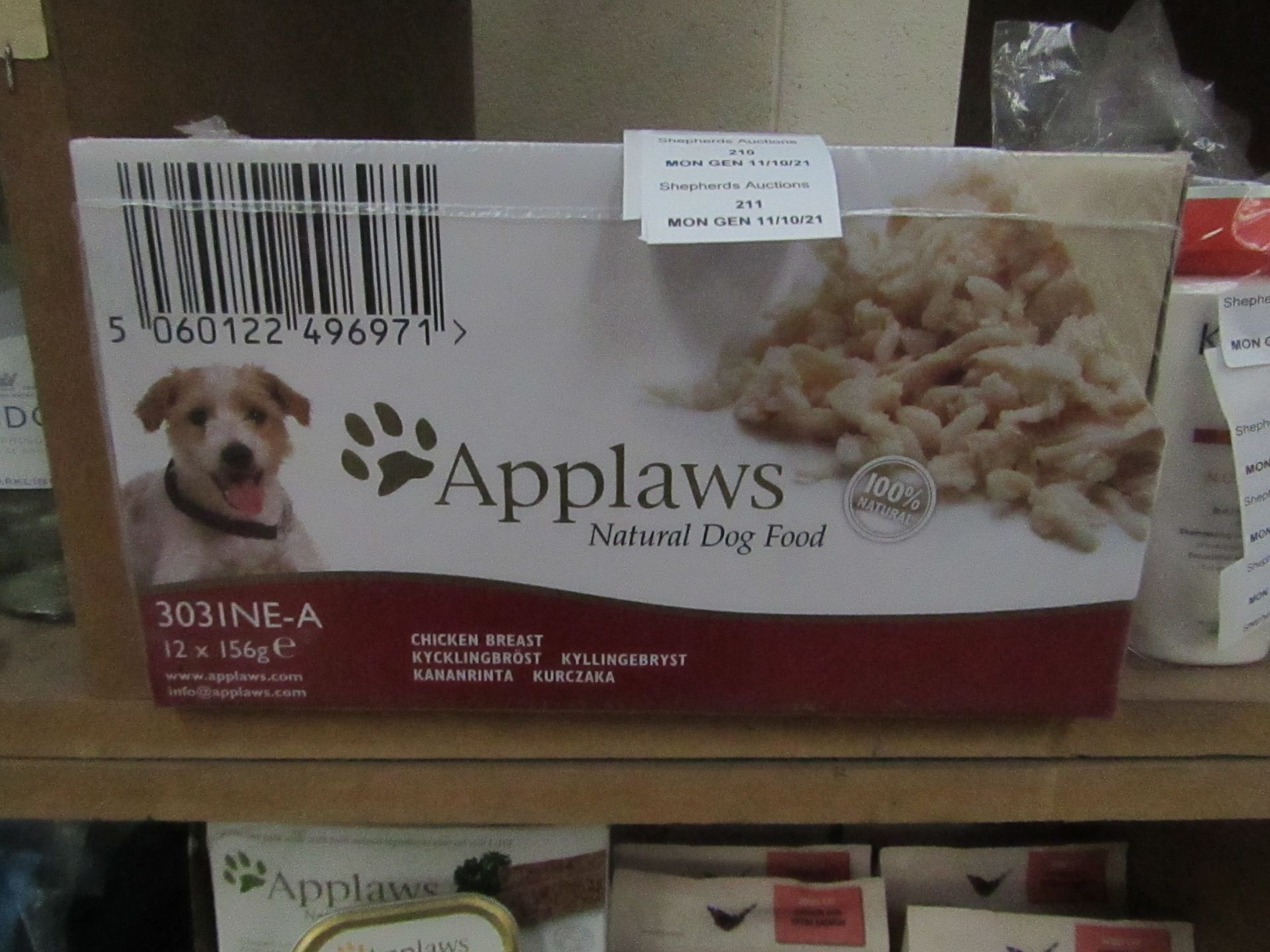 Applaws - Chicken Breast Natural Dog Food (12x 156g) - BBD 2023.