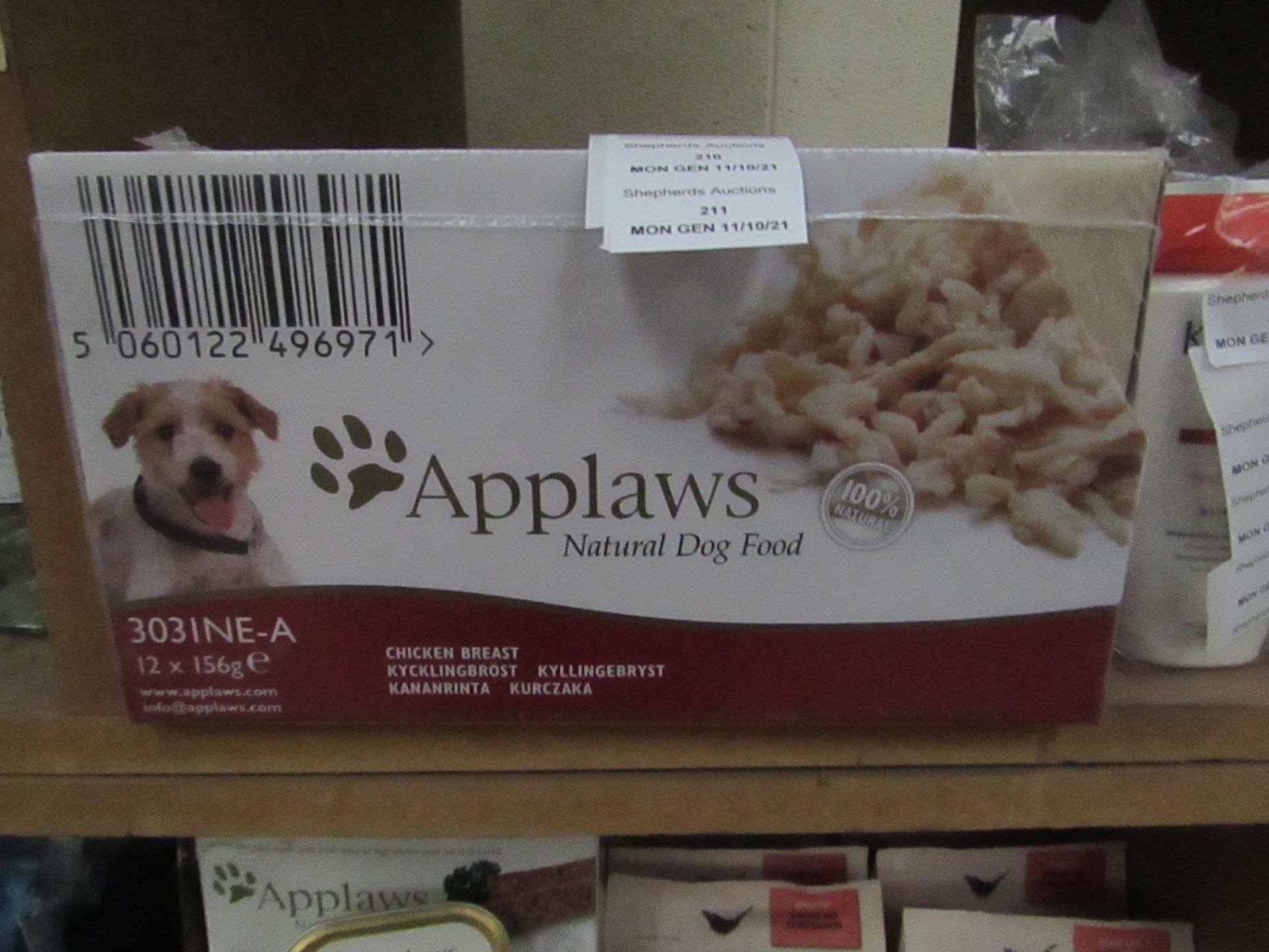 Applaws - Chicken Breast Natural Dog Food (12x 156g) - BBD 2023.
