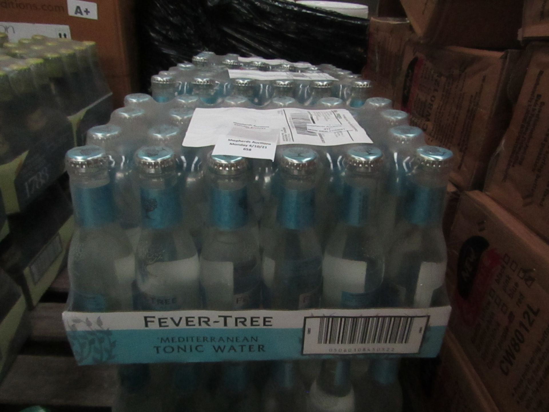 2x 24x 200ml bottles of Fever Tree Mediterranean tonic water, BBE 10/2021, RRP ?20 -