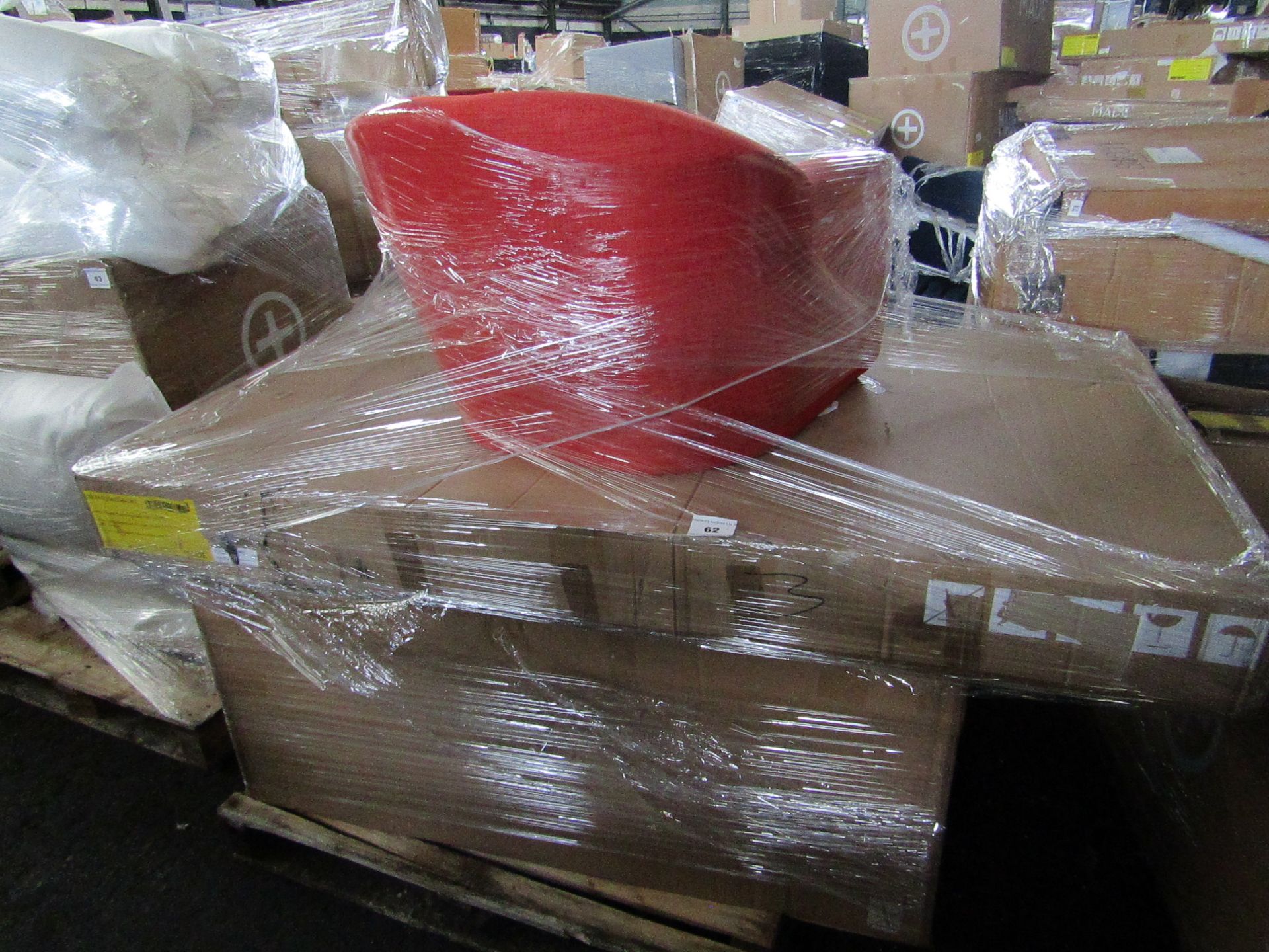 1X | PALLET OF FAULTY / MISSING PARTS / DAMAGED CUSTOMER RETURNS MADE.COM STOCK UNMANIFESTED |