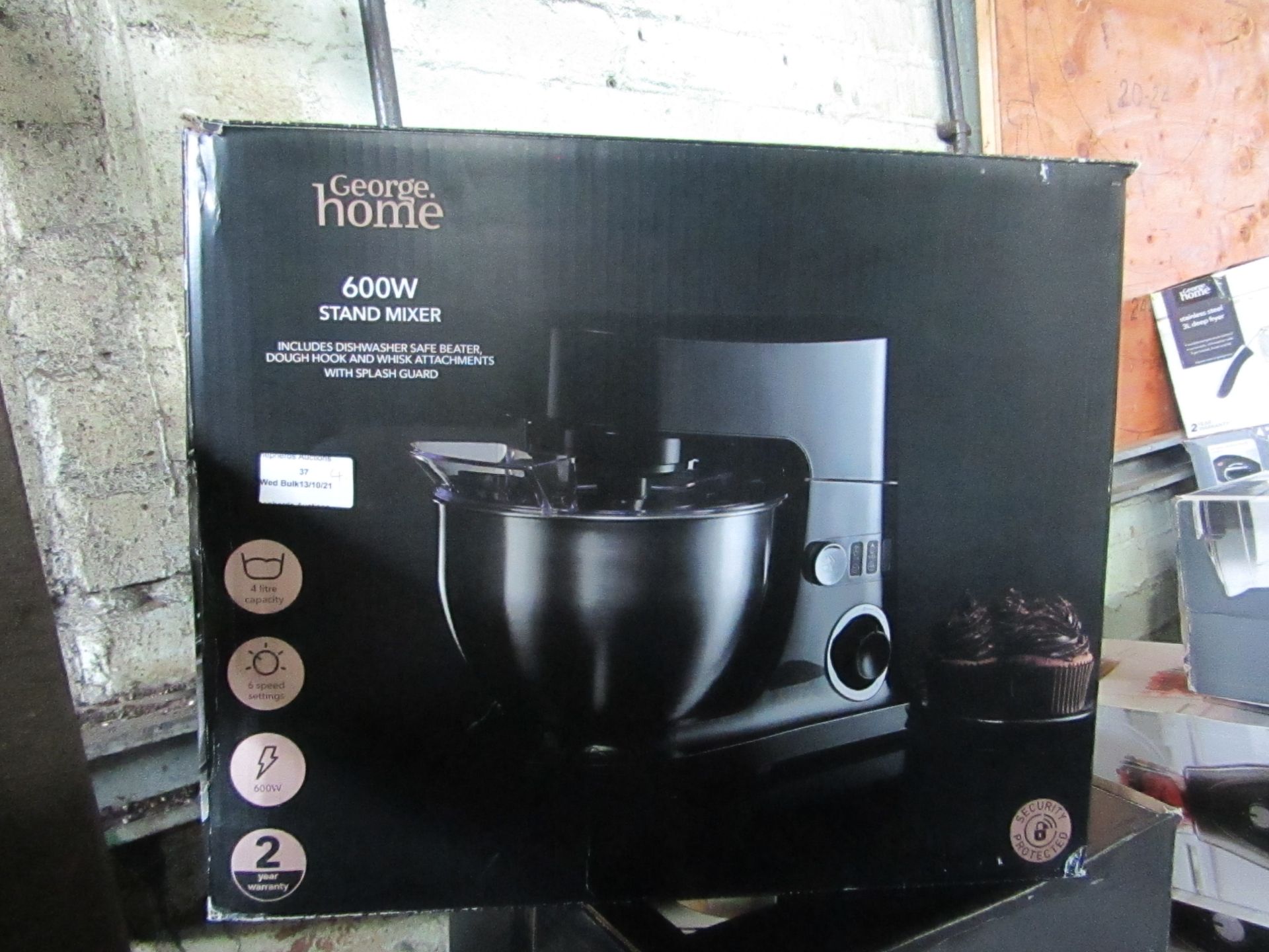 4x 600W Stand Mixer | Unchecked & Boxed | RRP £55 | Total lot RRP £220 | Load Ref 23003080|