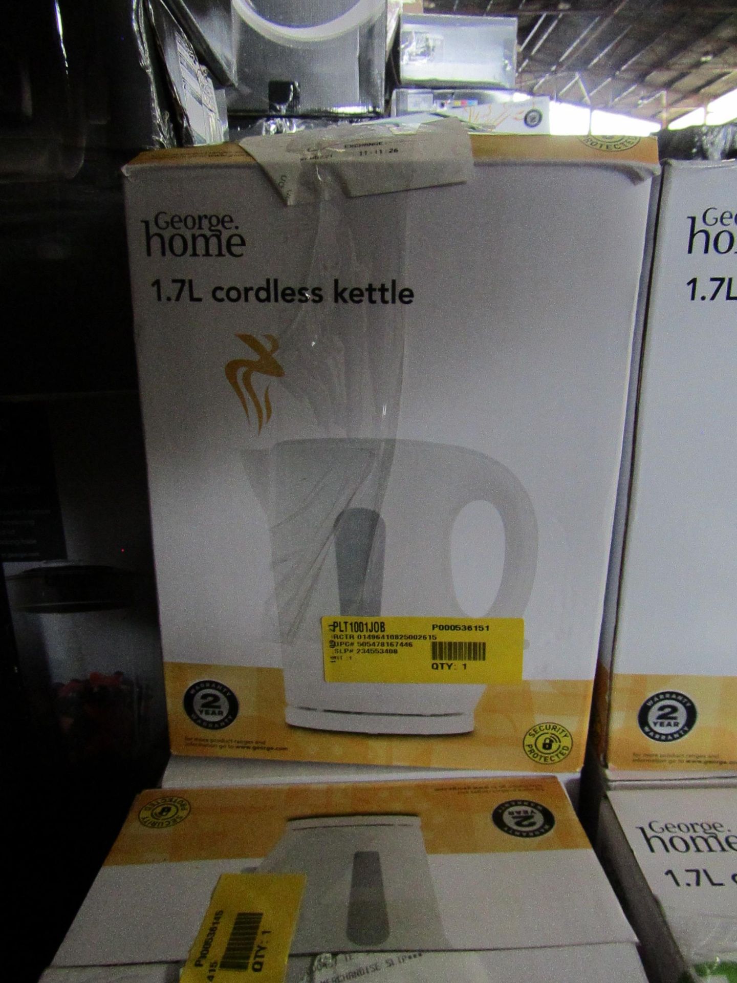 5x 1.7L Cordless Kettles | Unchecked & Boxed | RRP £- | Load Ref 23003080|