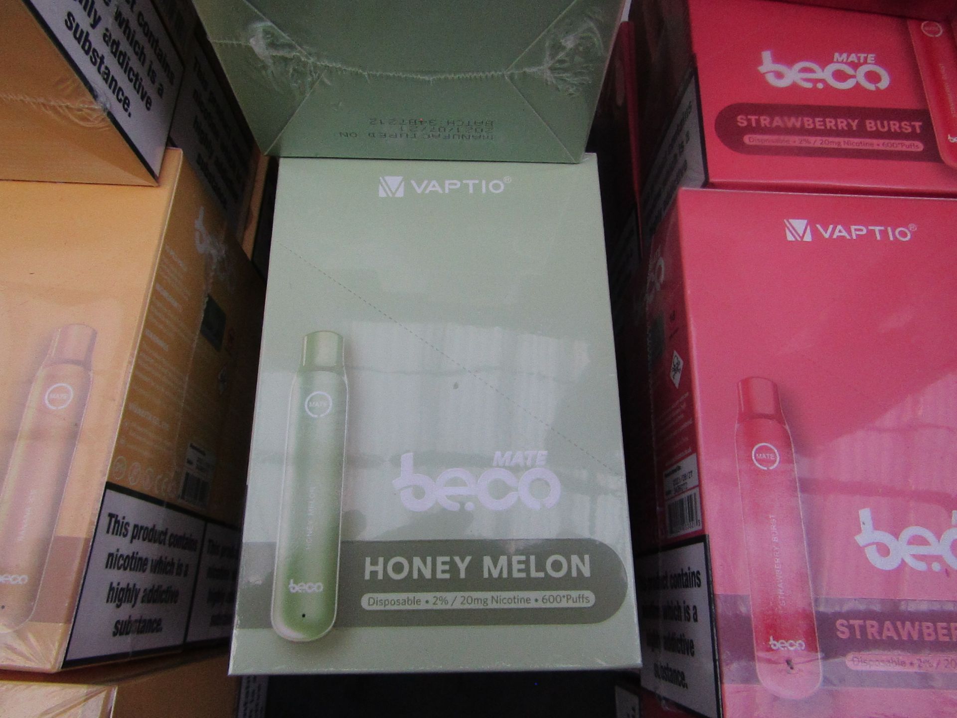 10pcs brand new sealed stock Vape Bars - - rrp £5.99 , 10pcs in lot flavour is : Honey Melon , ,