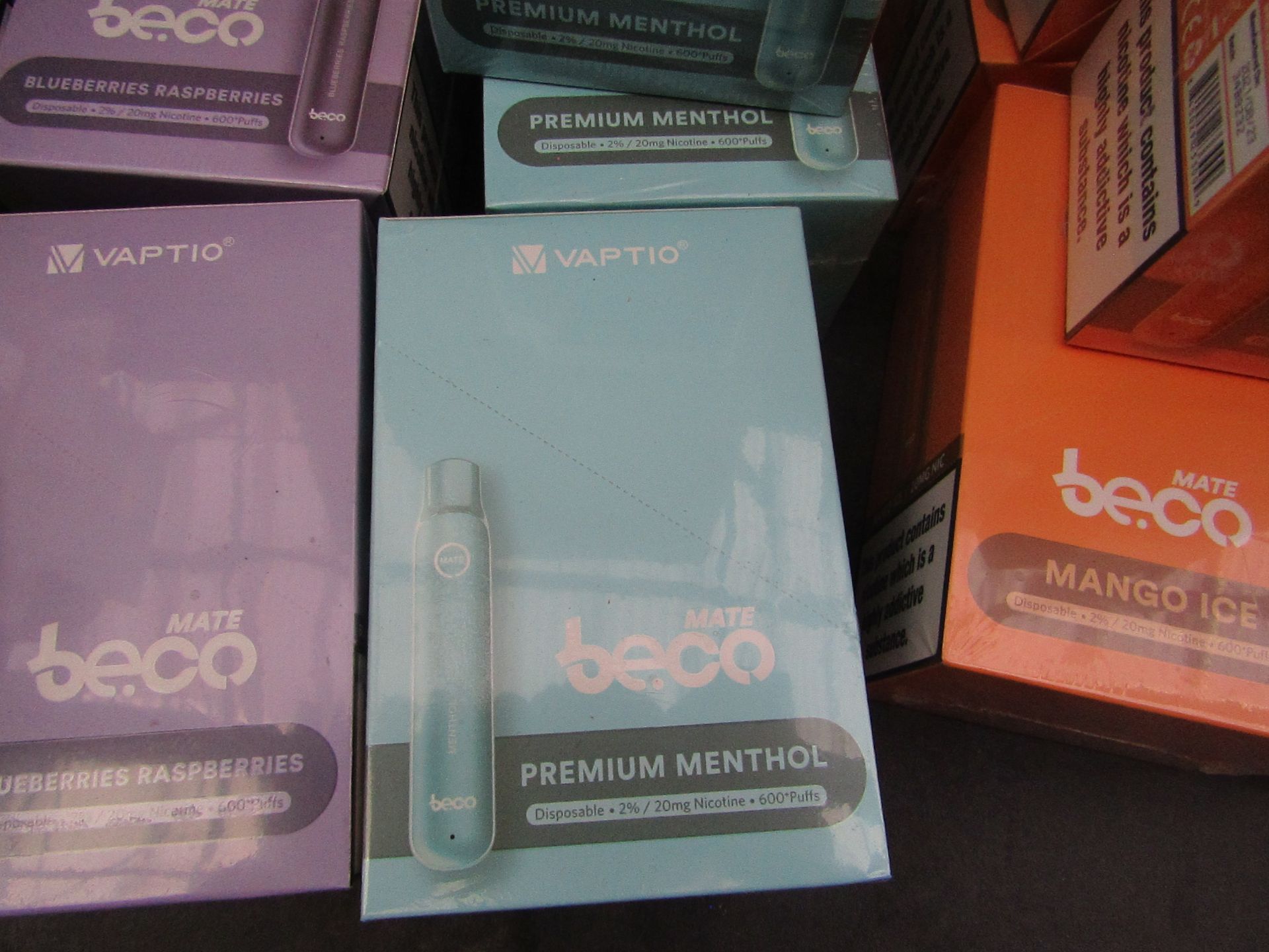 10pcs brand new sealed stock Vape Bars - - rrp £5.99 , 10pcs in lot flavour is : Menthol , ,Strong