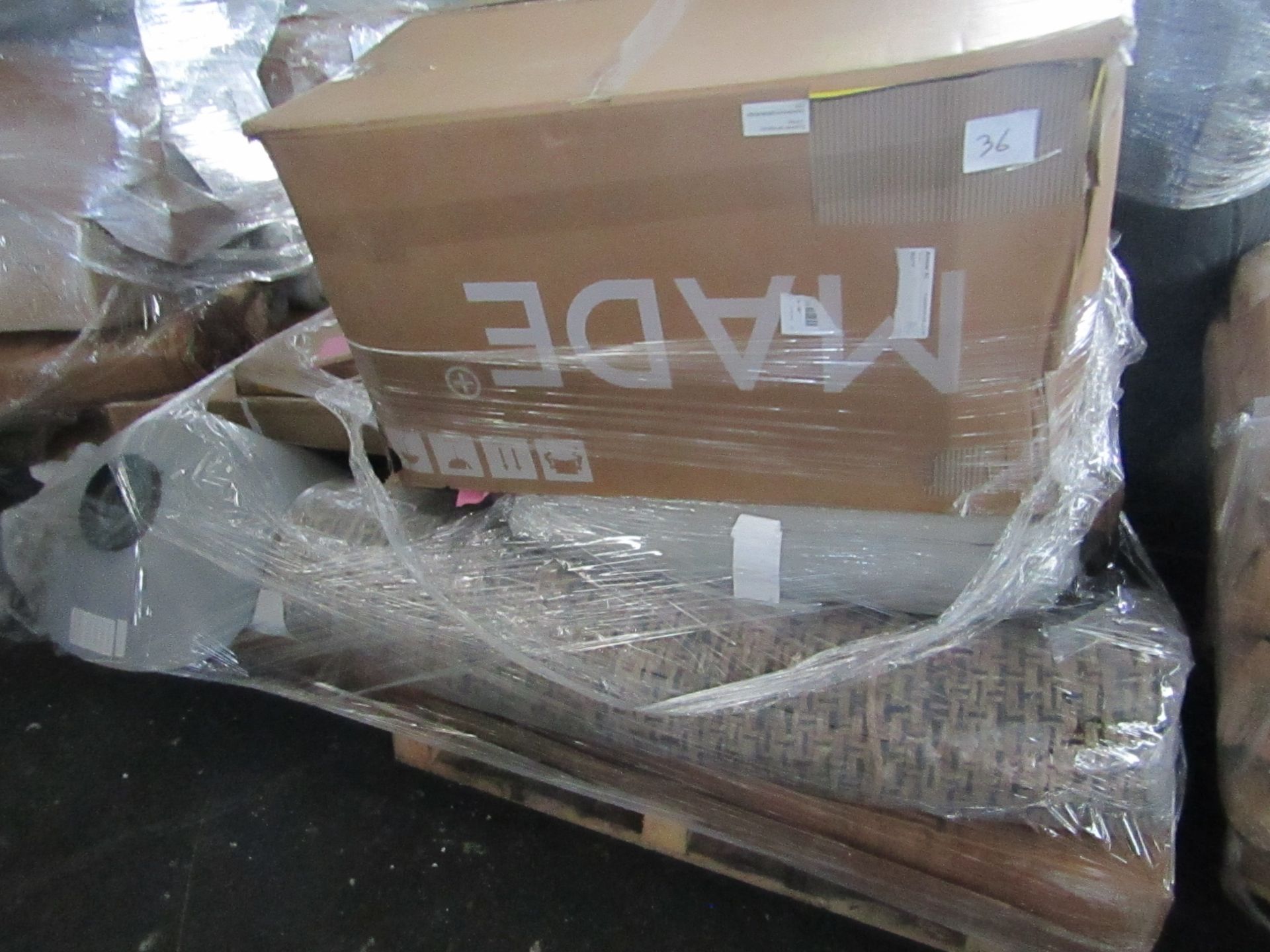 | 1X | PALLET OF FAULTY / MISSING PARTS / DAMAGED CUSTOMER RETURNS MADE.COM STOCK UNMANIFESTED |