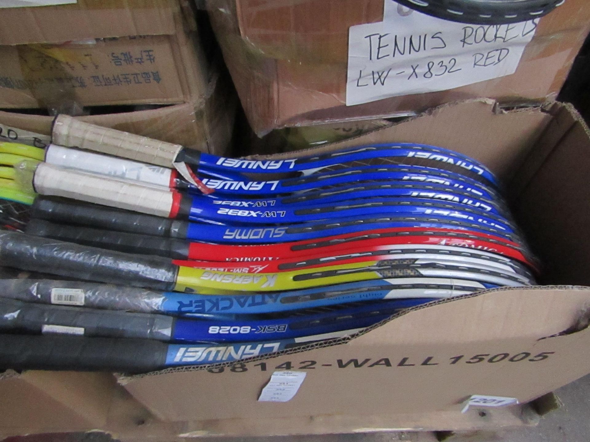 5x Tennis Rackets - Will Be Picked At Random From Our Selection - Unused.