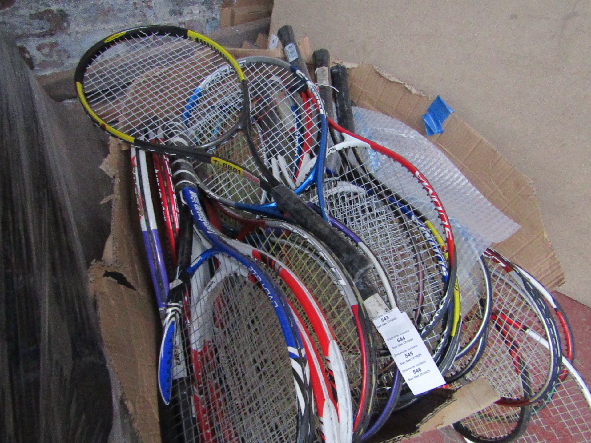 5x Tennis Rackets - Will Be Picked At Random From Our Selection - Unused.