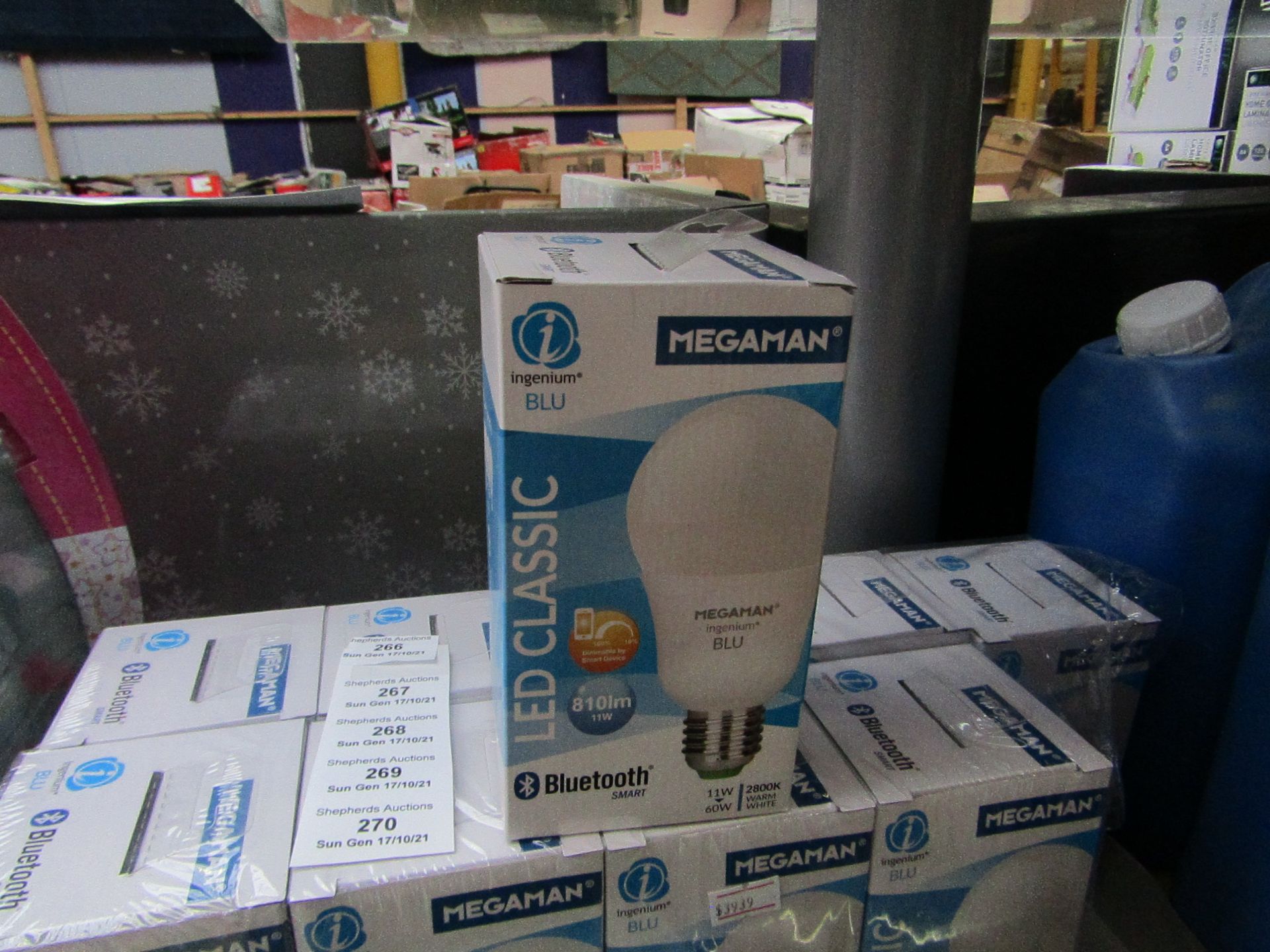 Megaman Bluetooth LED Classic 2800k Warm Light - New & Boxed.