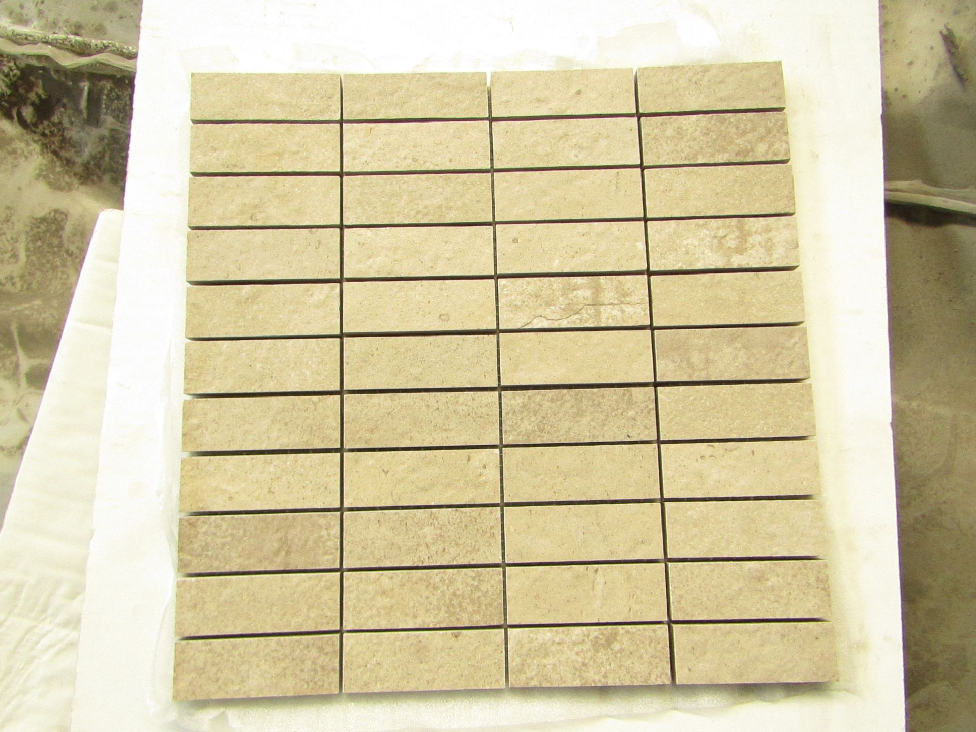 10x Boxes of 5 300x300 Ceramica Portinari District HDSoft Grey Mosaic, brand new. RRP £25 a box,