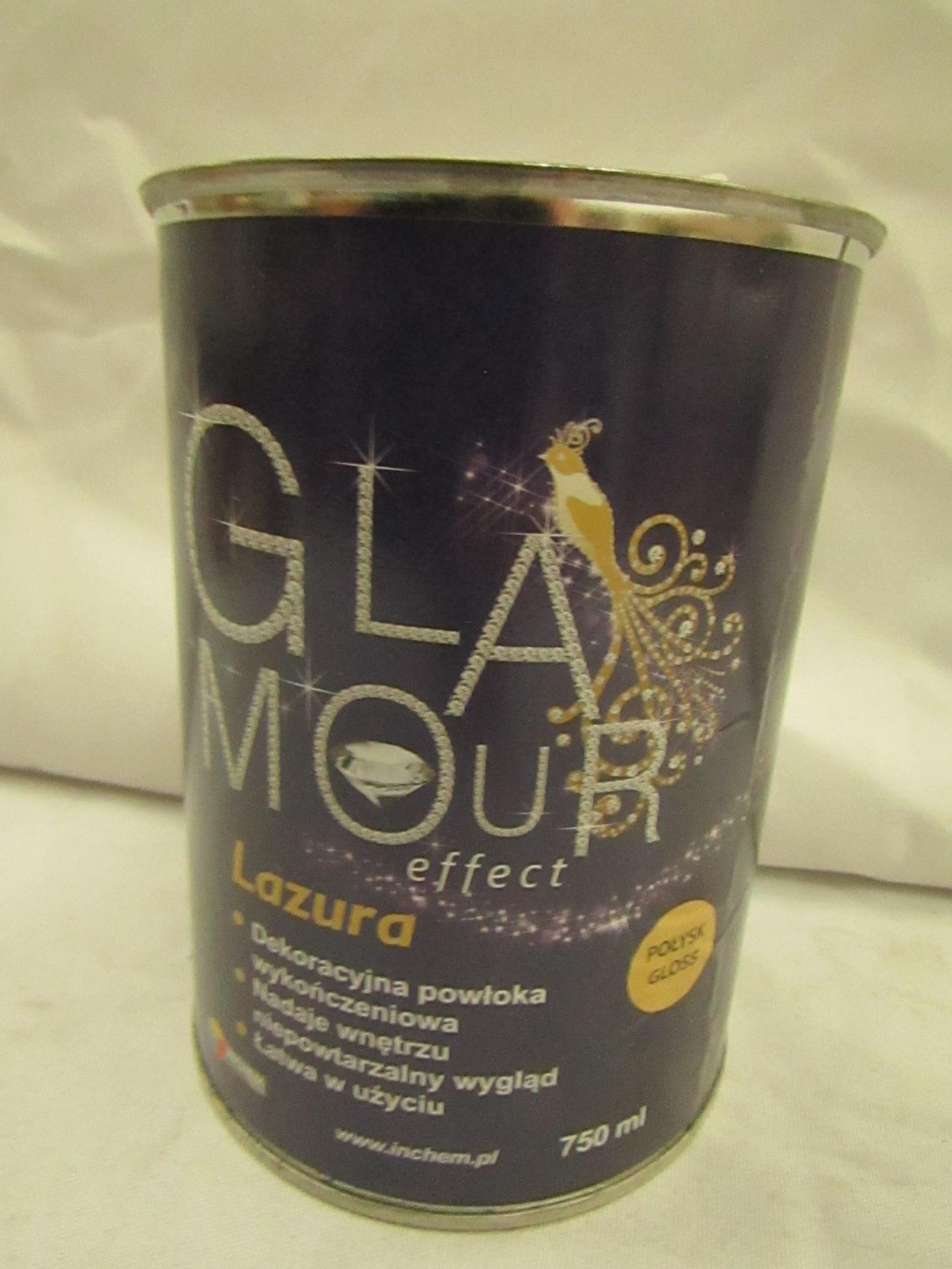 4x Glamour - Lazura Gloss - 750ml Cans - Unused.