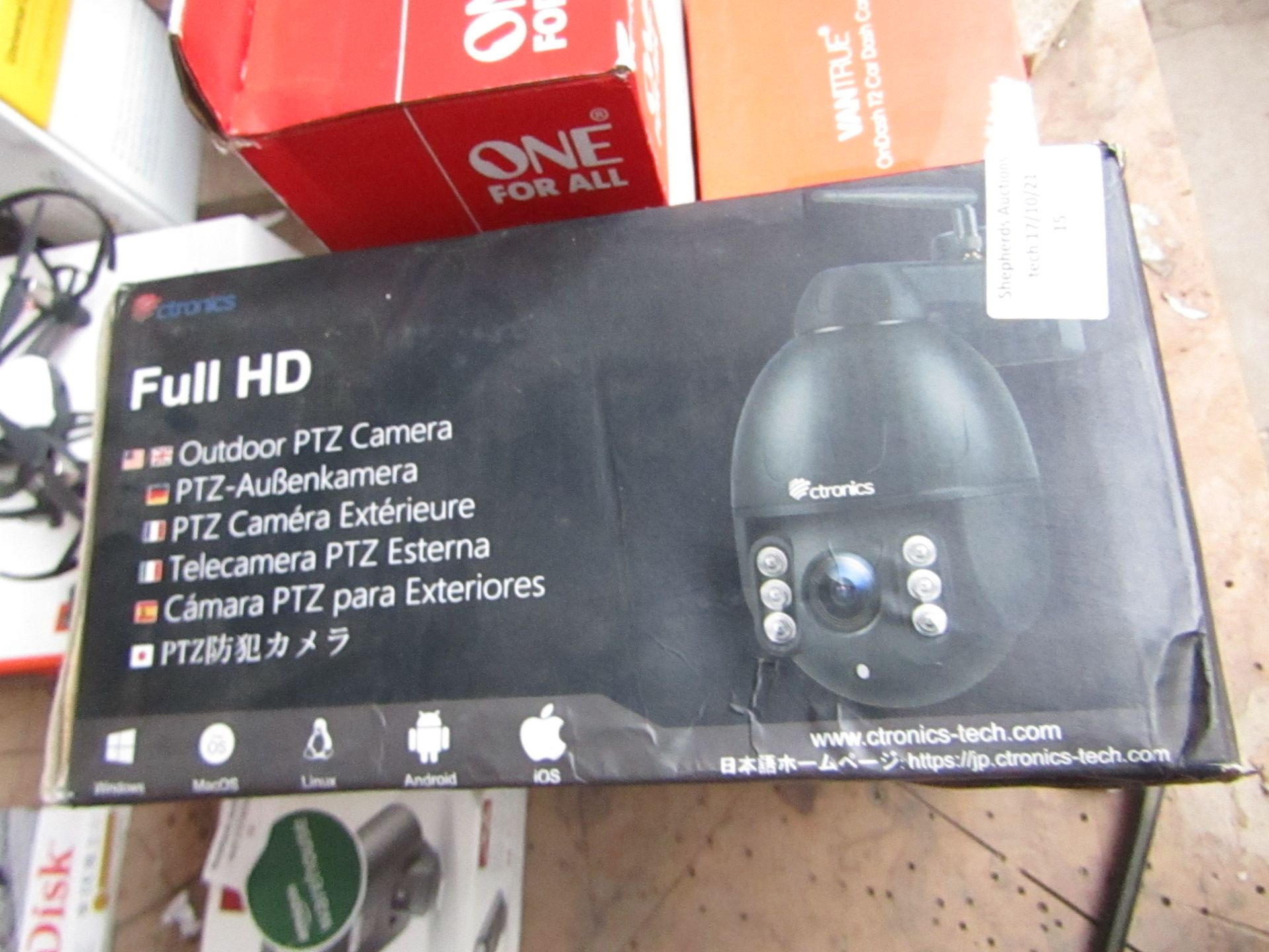 Ctronics Full HD Outdoor PTZ Camera - Unchecked & Boxed - RRP £70