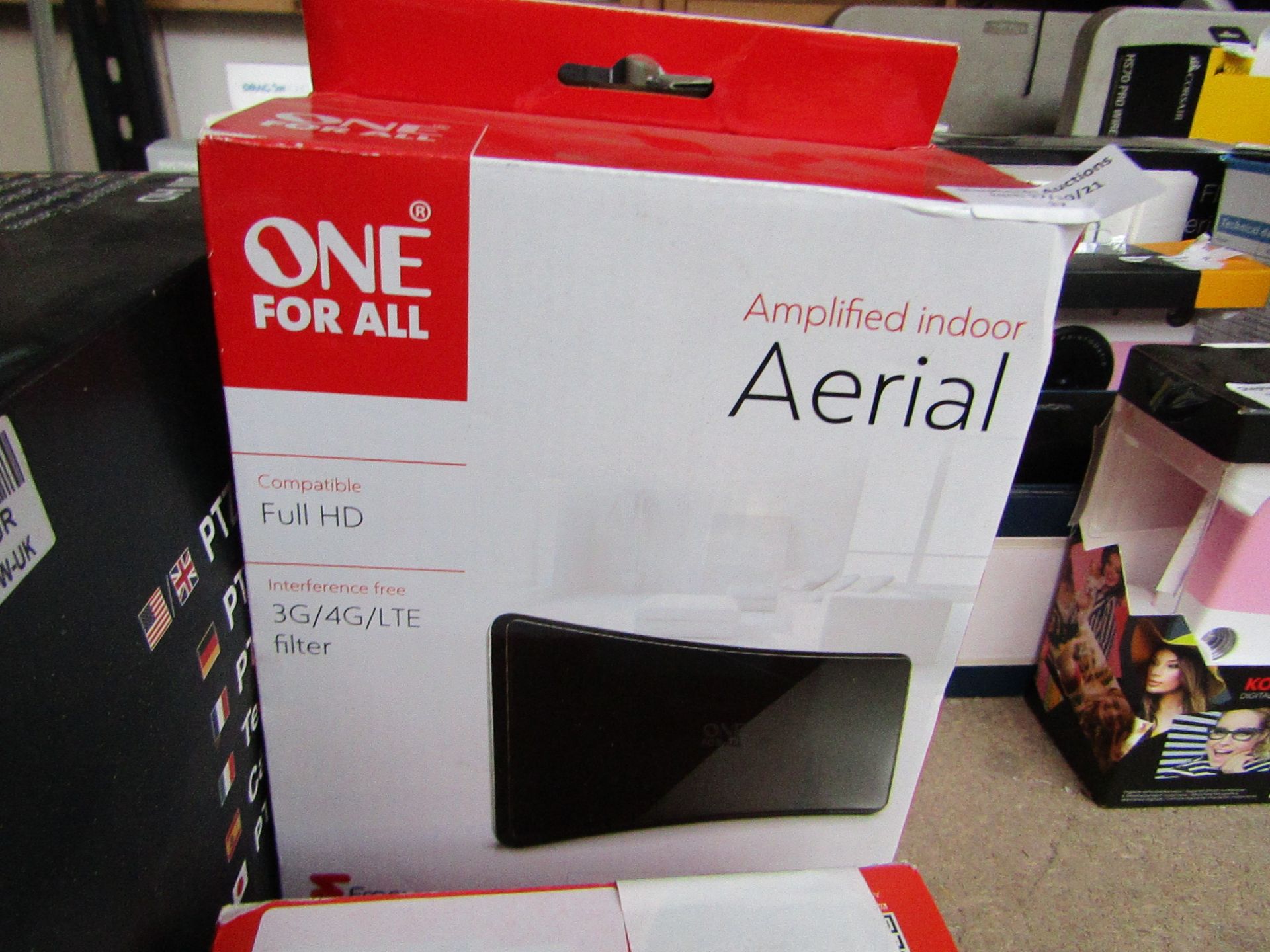 One For All Amplified Indoor Aerial - Unchecked & Boxed -