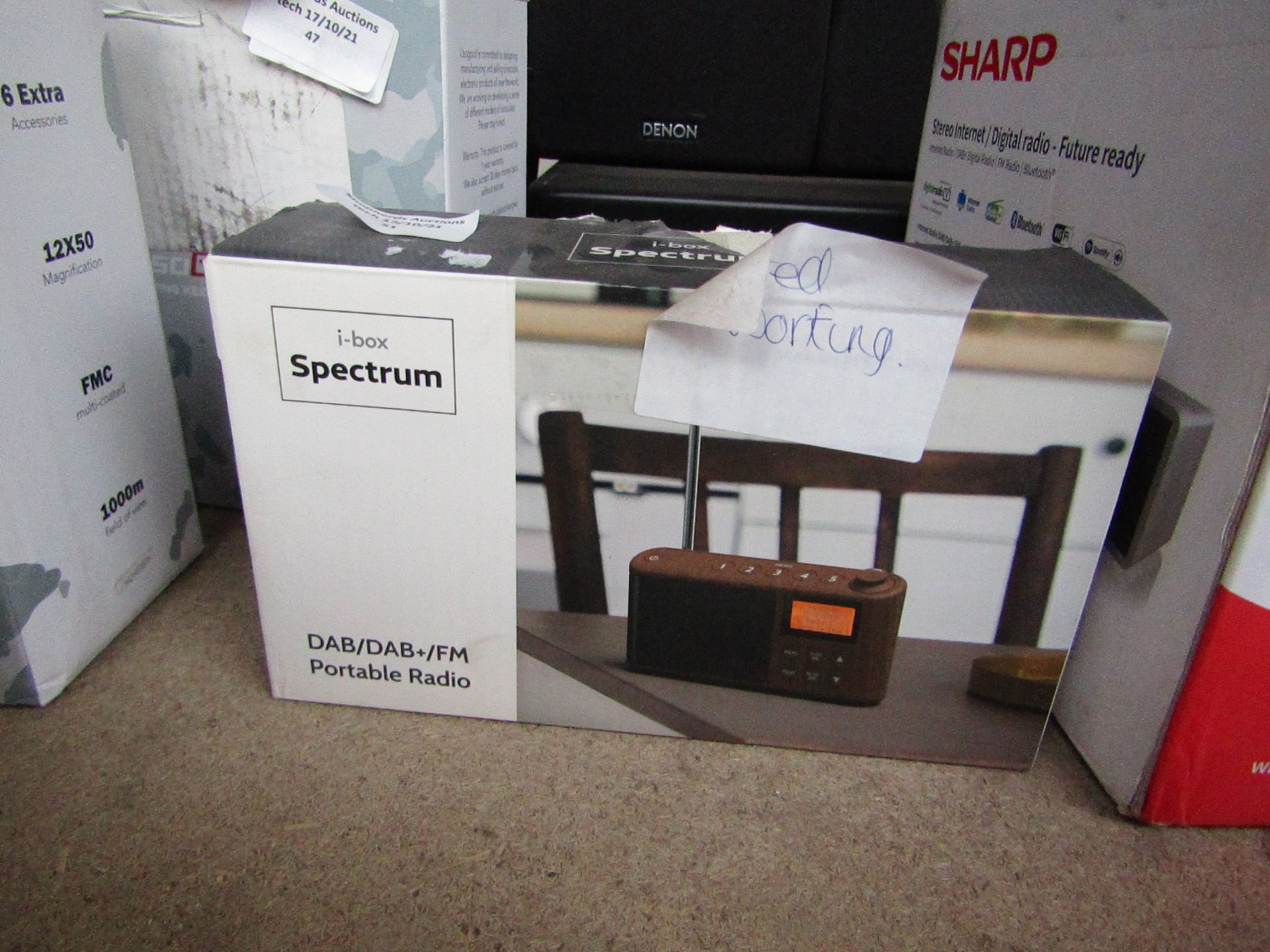 Ibox Spectrum DAB Radio - Tested Working & Boxed - RRP £33