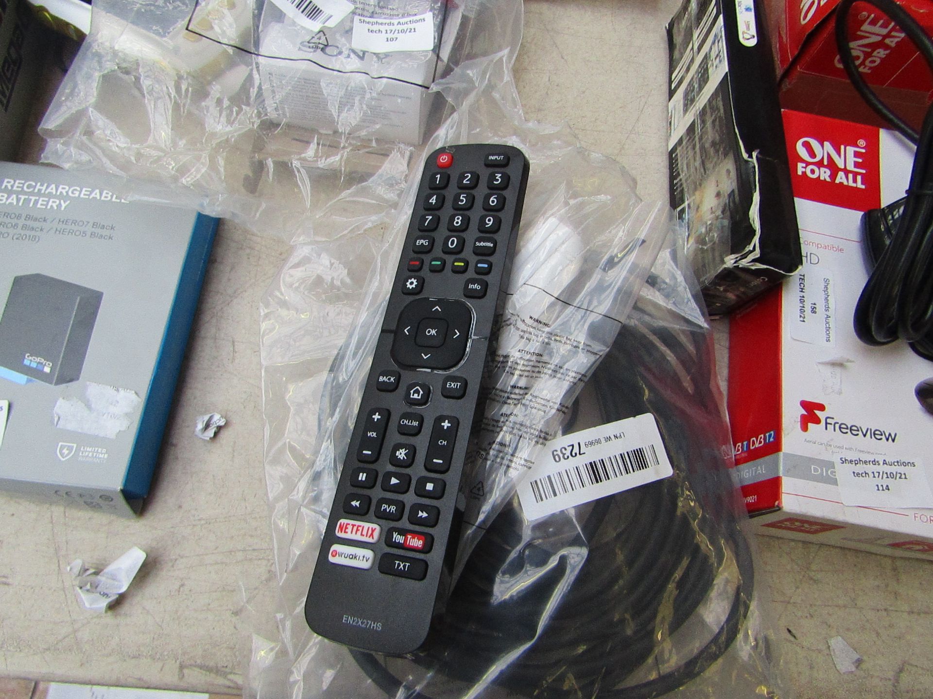 All for One Remote for Smart TV - Untested & Unboxed
