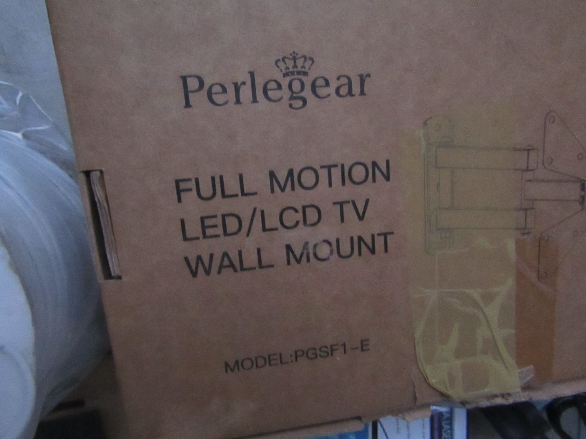 PerleGear Full Motion TV Wall Mount - Unchecked & Boxed