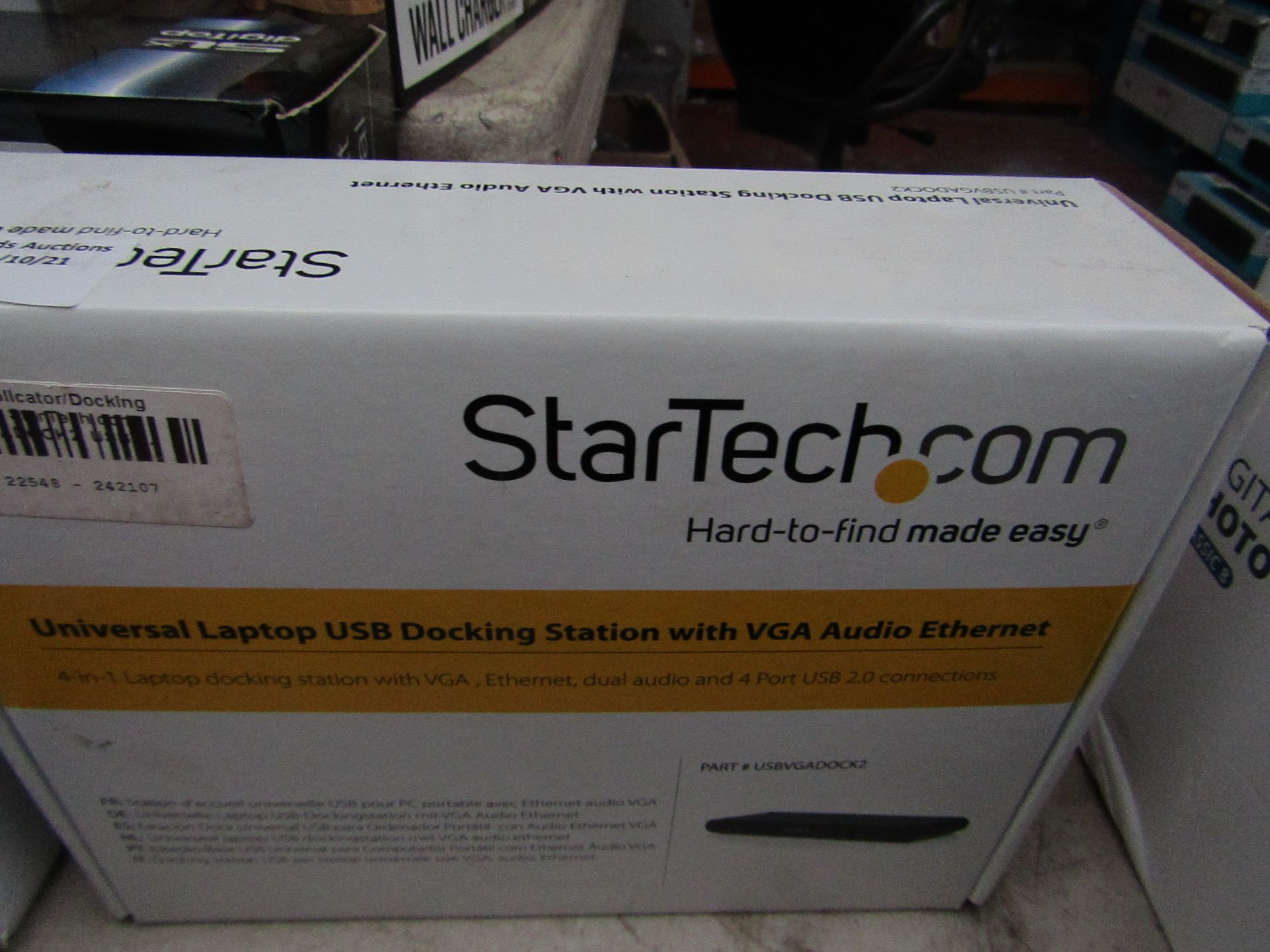 Startech Universal Laptop USB Docking Station - Unchecked & Boxed - RRP £184