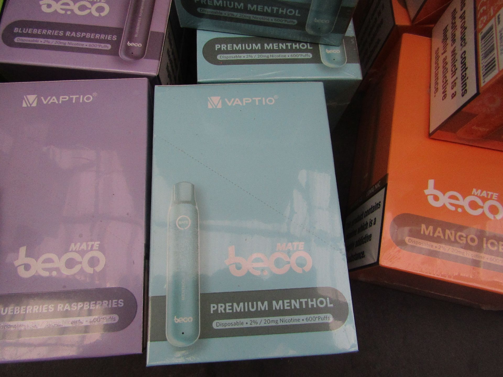 10pcs brand new sealed stock Vape Bars - - rrp £5.99 , 10pcs in lot flavour is : Menthol , ,Strong