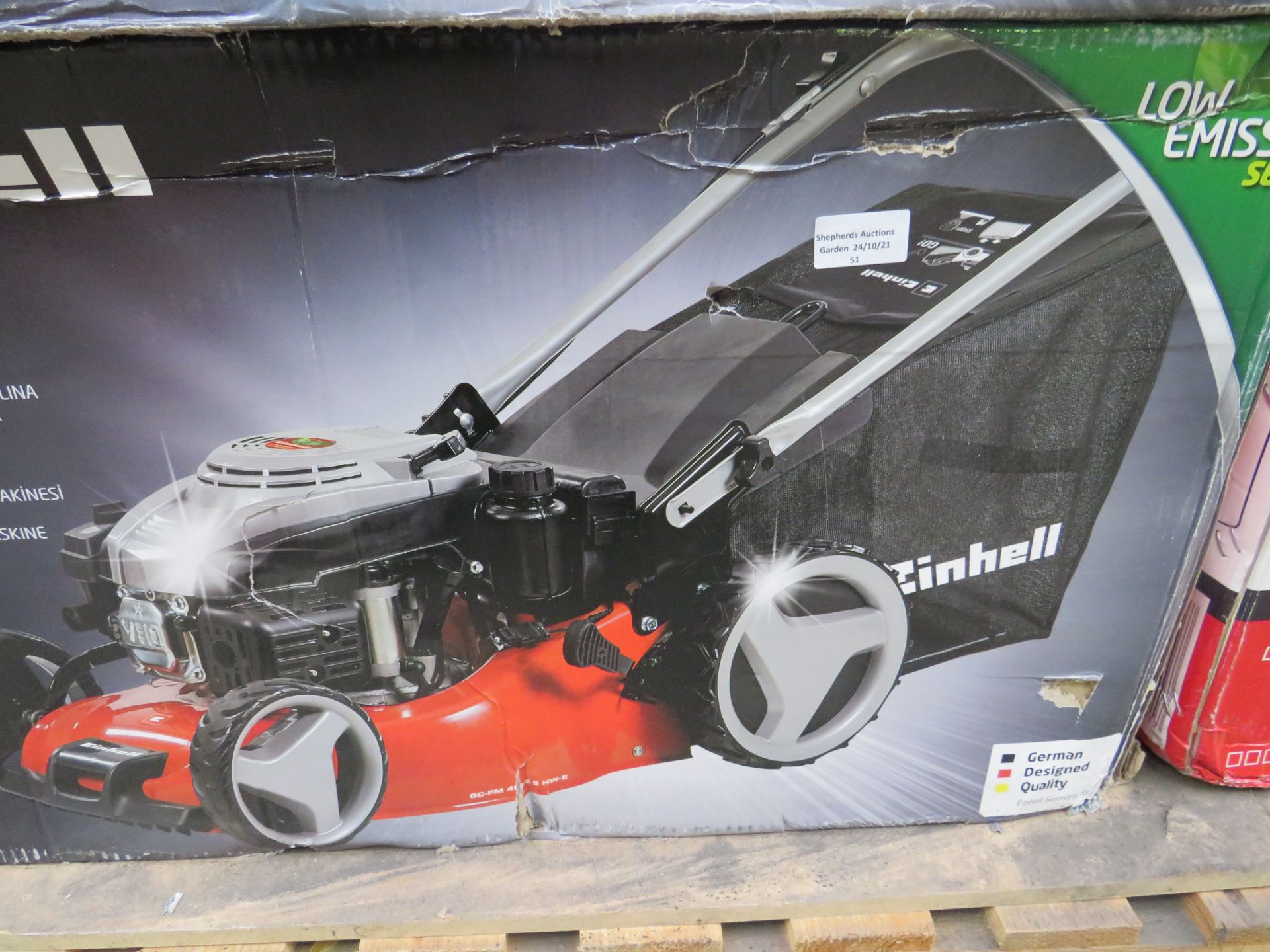 1x Einhell - Self-Propelled Petrol Lawn Mower GC-PM 46/2 S HW-E - Used Condition - Needs Some