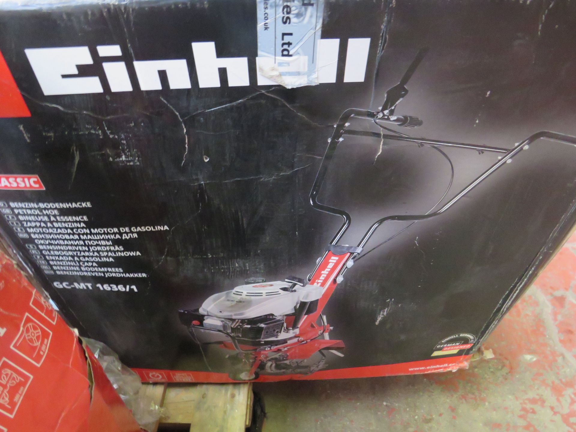 1x Einhell - GC-MT 1636/1 Petrol Tiller - Used Condition - Needs Some Attention & Untested & Boxed -