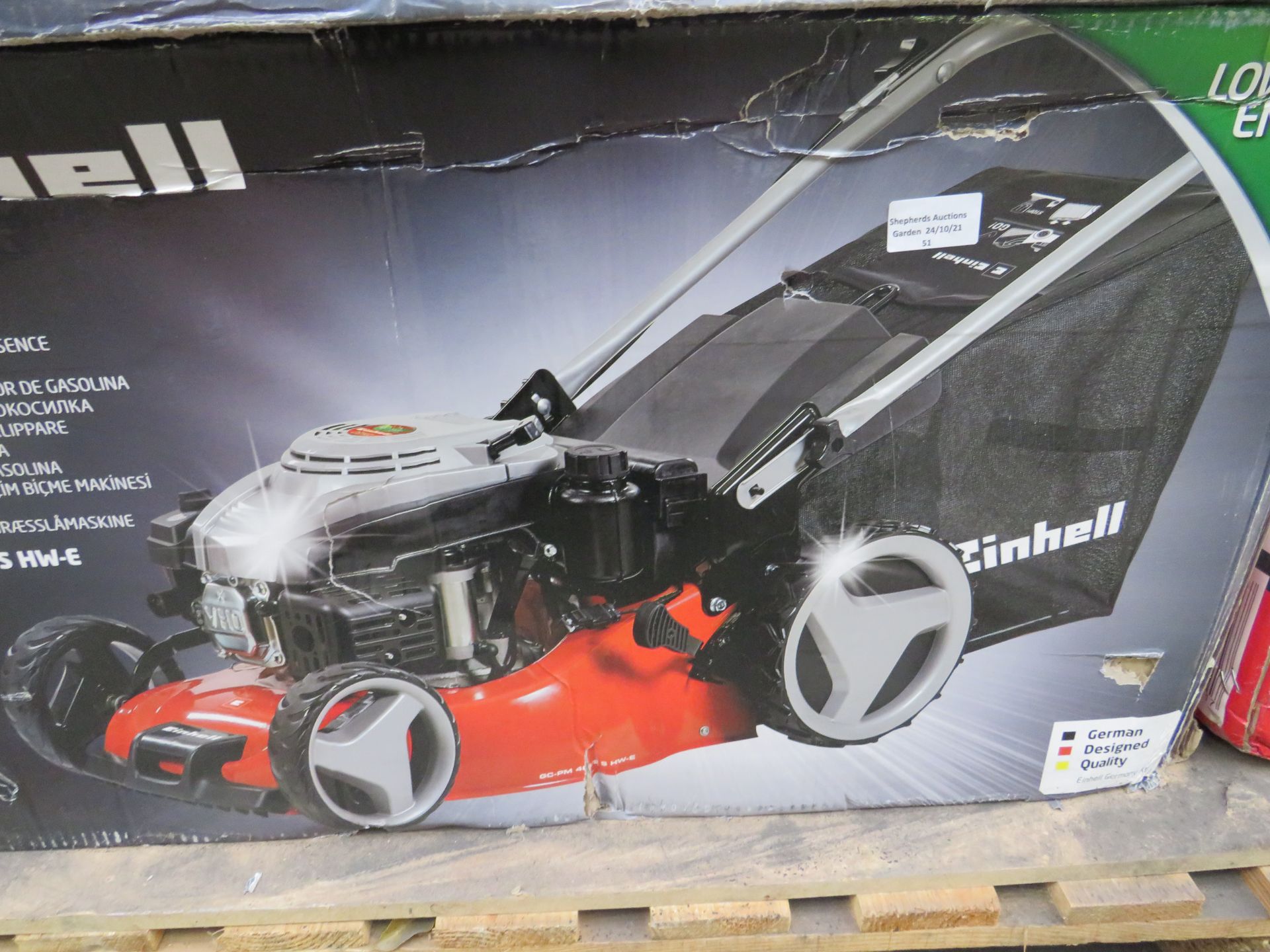 1x Einhell - Self-Propelled Petrol Lawn Mower GC-PM 46/2 S HW-E - Used Condition - Needs Some