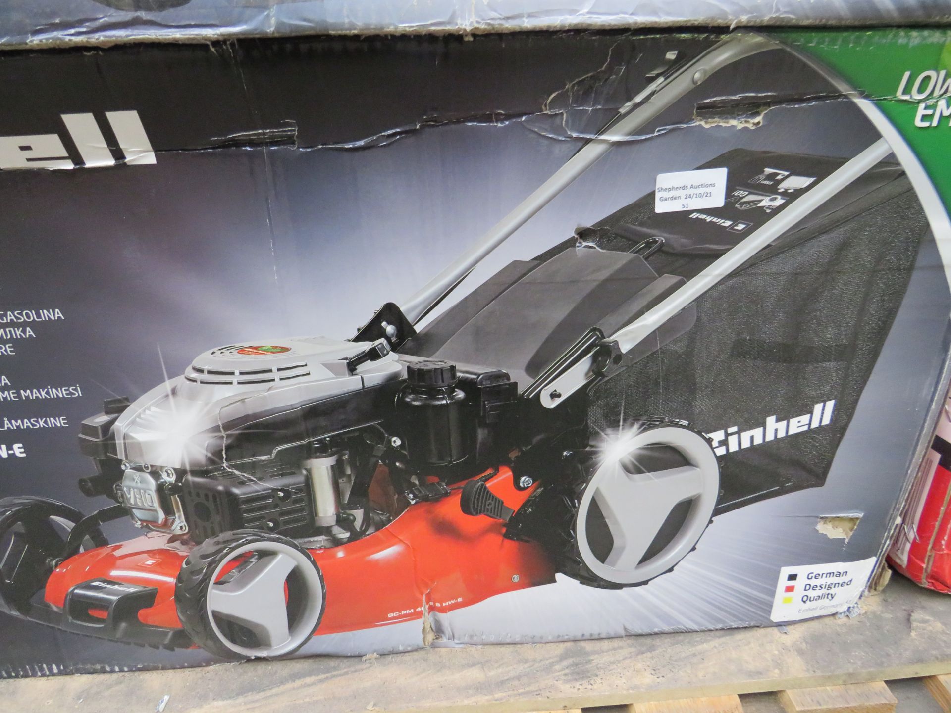 1x Einhell - Self-Propelled Petrol Lawn Mower GC-PM 46/2 S HW-E - Used Condition - Needs Some