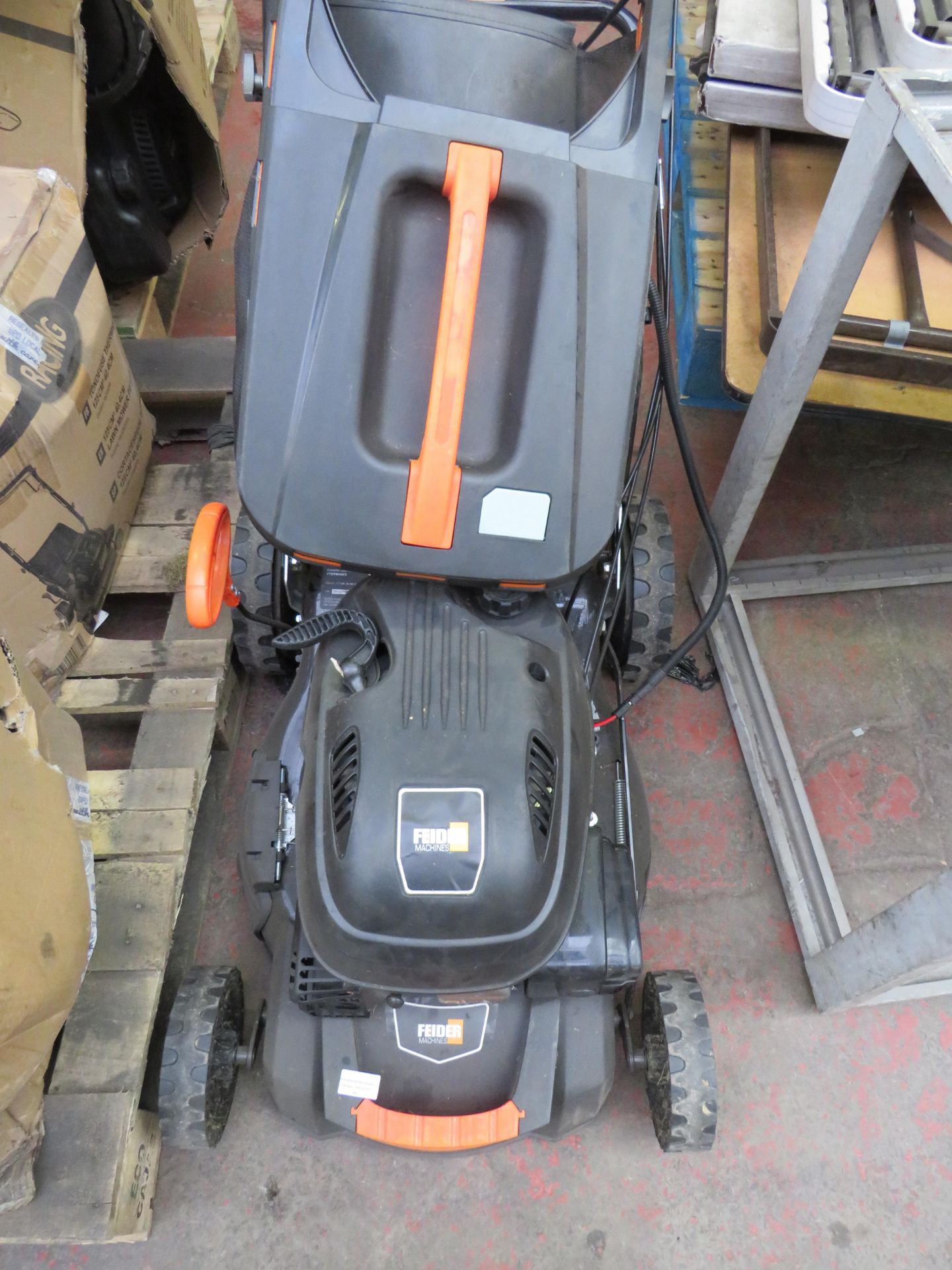 1x Feider - FTDT4640ES Petrol Lawn Mower - Used Condition - Needs Some Attention & Untested & No Box